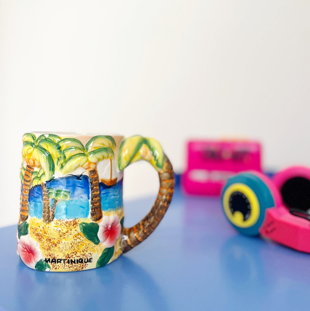 Mug palmier vintage