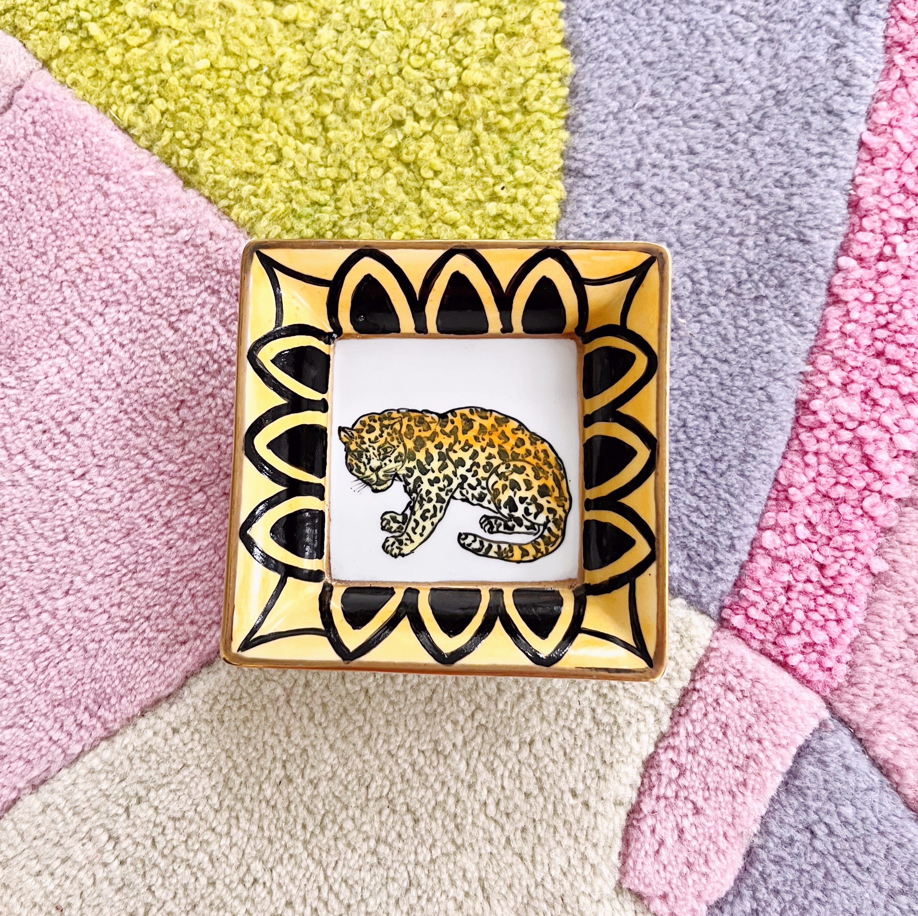 Vide-poche vintage panthère