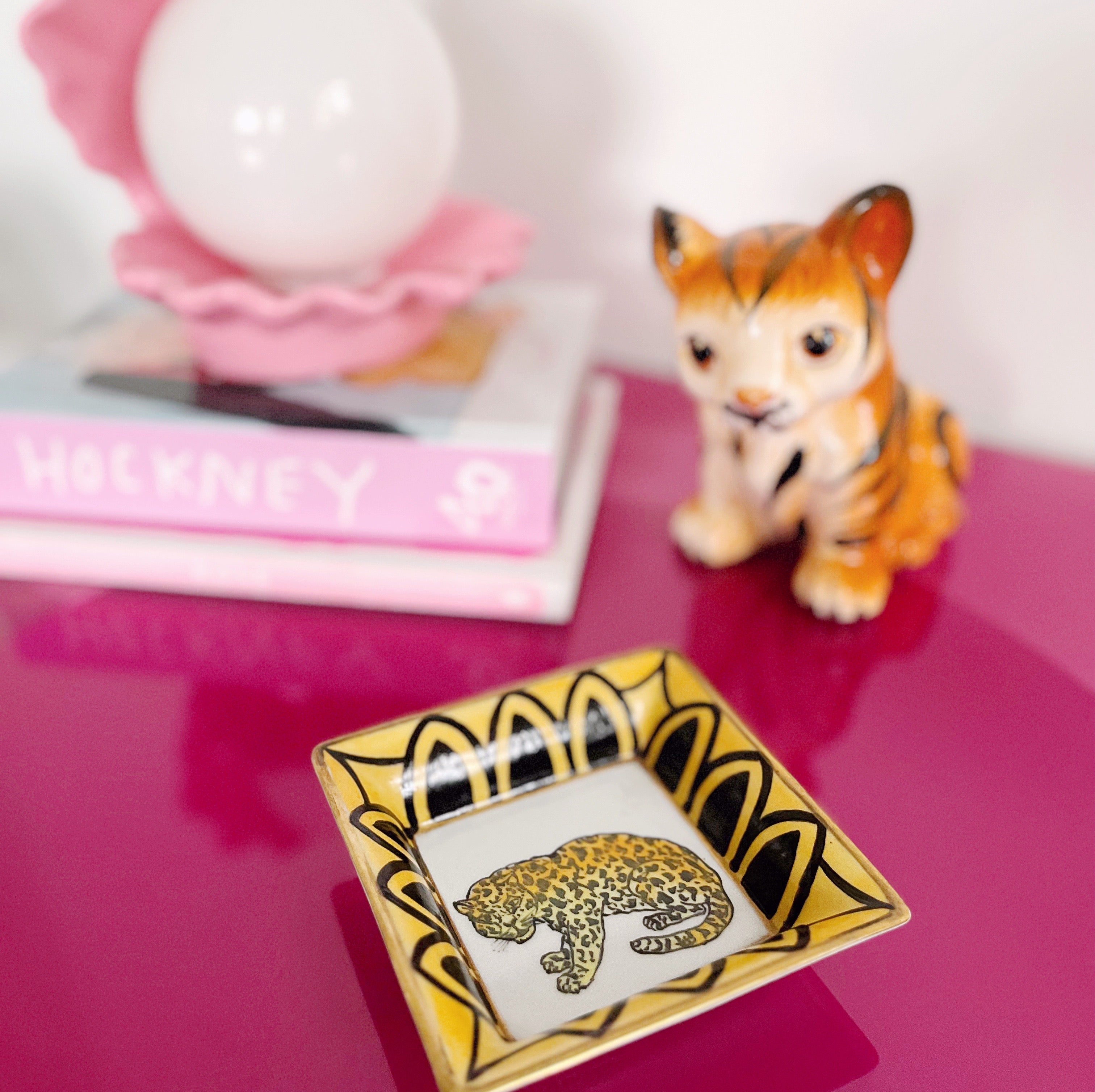 Vide-poche vintage panthère