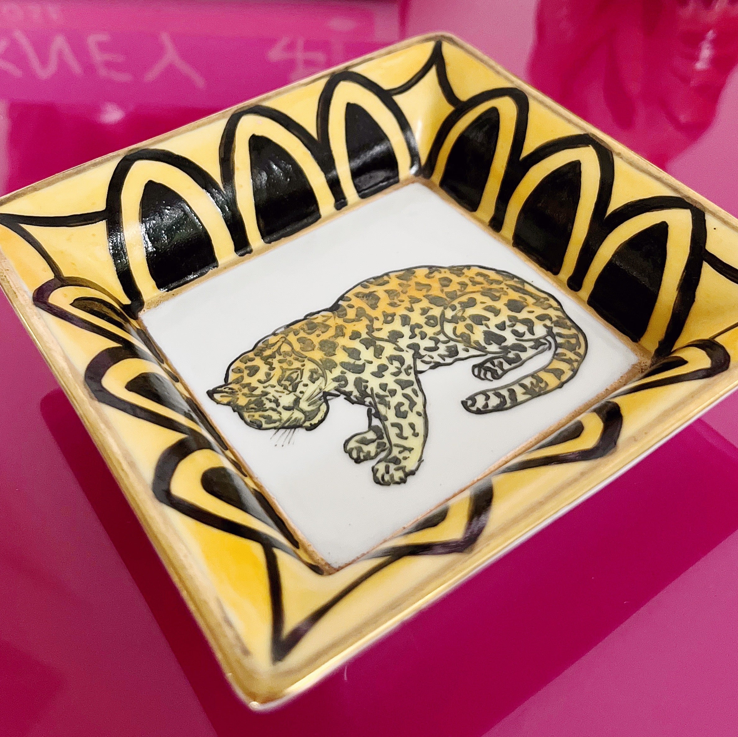 Vide-poche vintage panthère