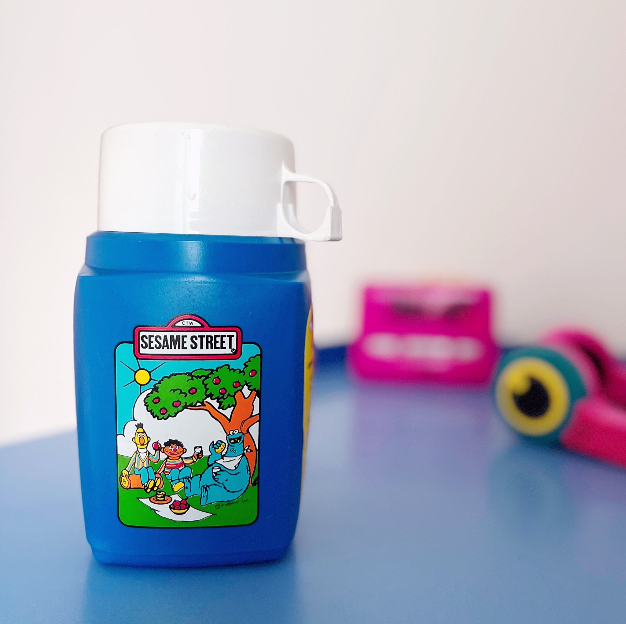 Muppet Thermos Roughneck Flask Thermos Vintage Sésame Street