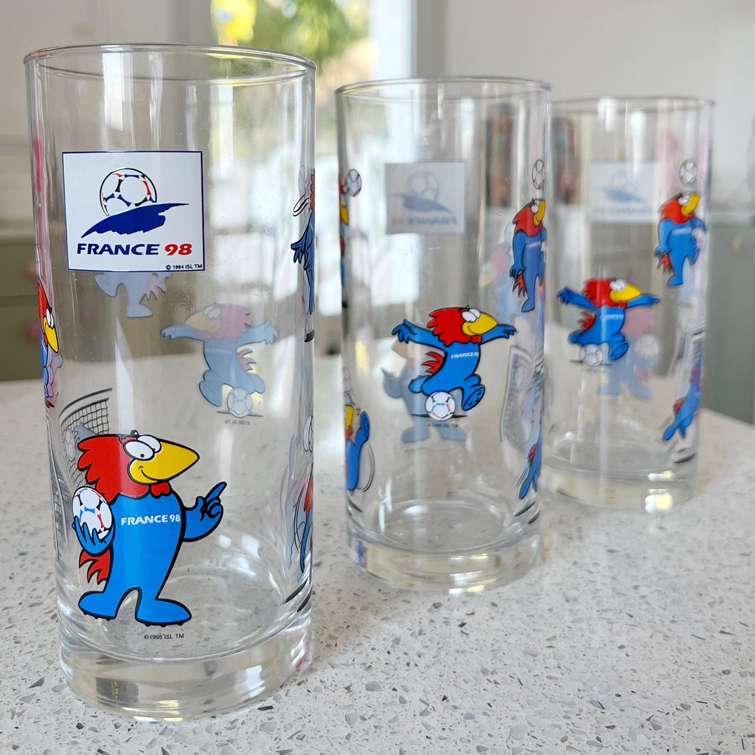 Set de 3 verres France 98