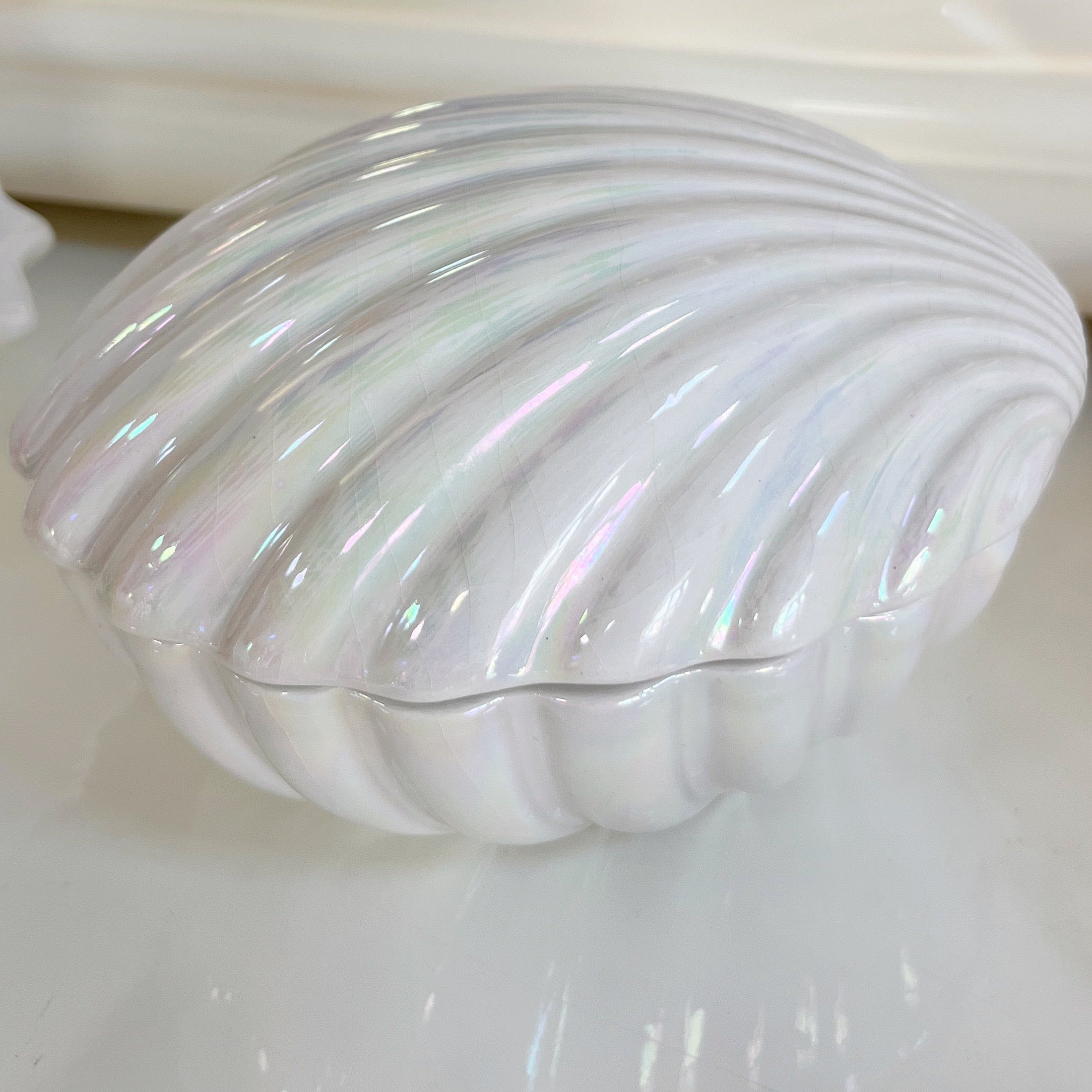 Grande boîte coquillage Made in Italy 80s