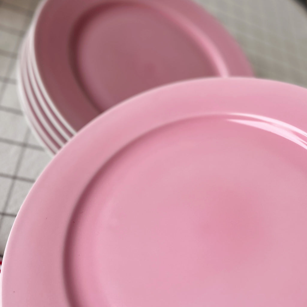 Assiettes vintage roses bonbons