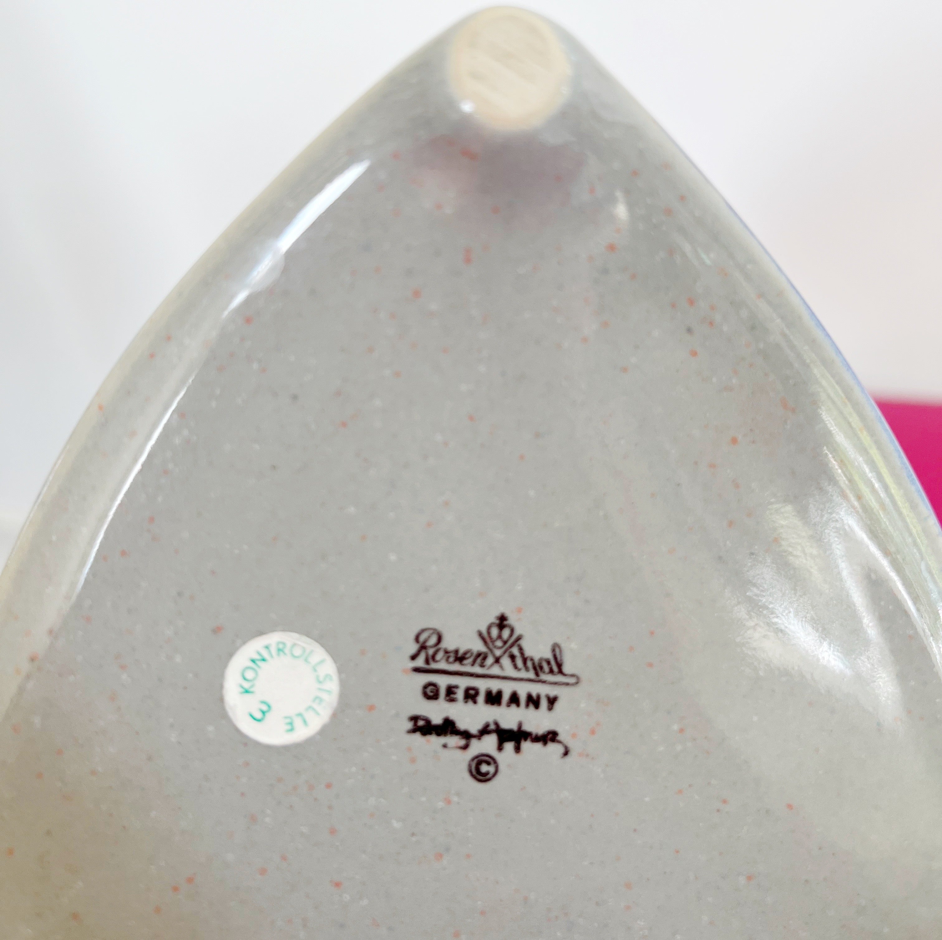 Vase géométrique par Dorothy Hafner pour Rosenthal