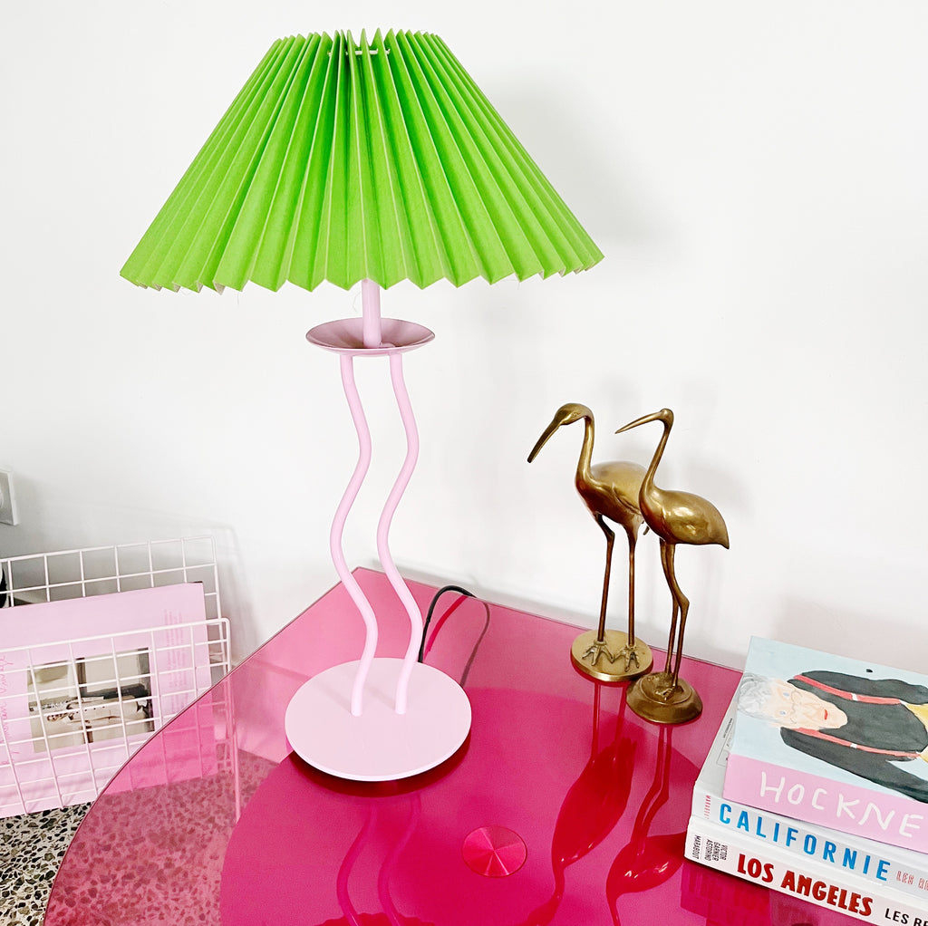 Lampe zig-zag vintage Habitat 80s