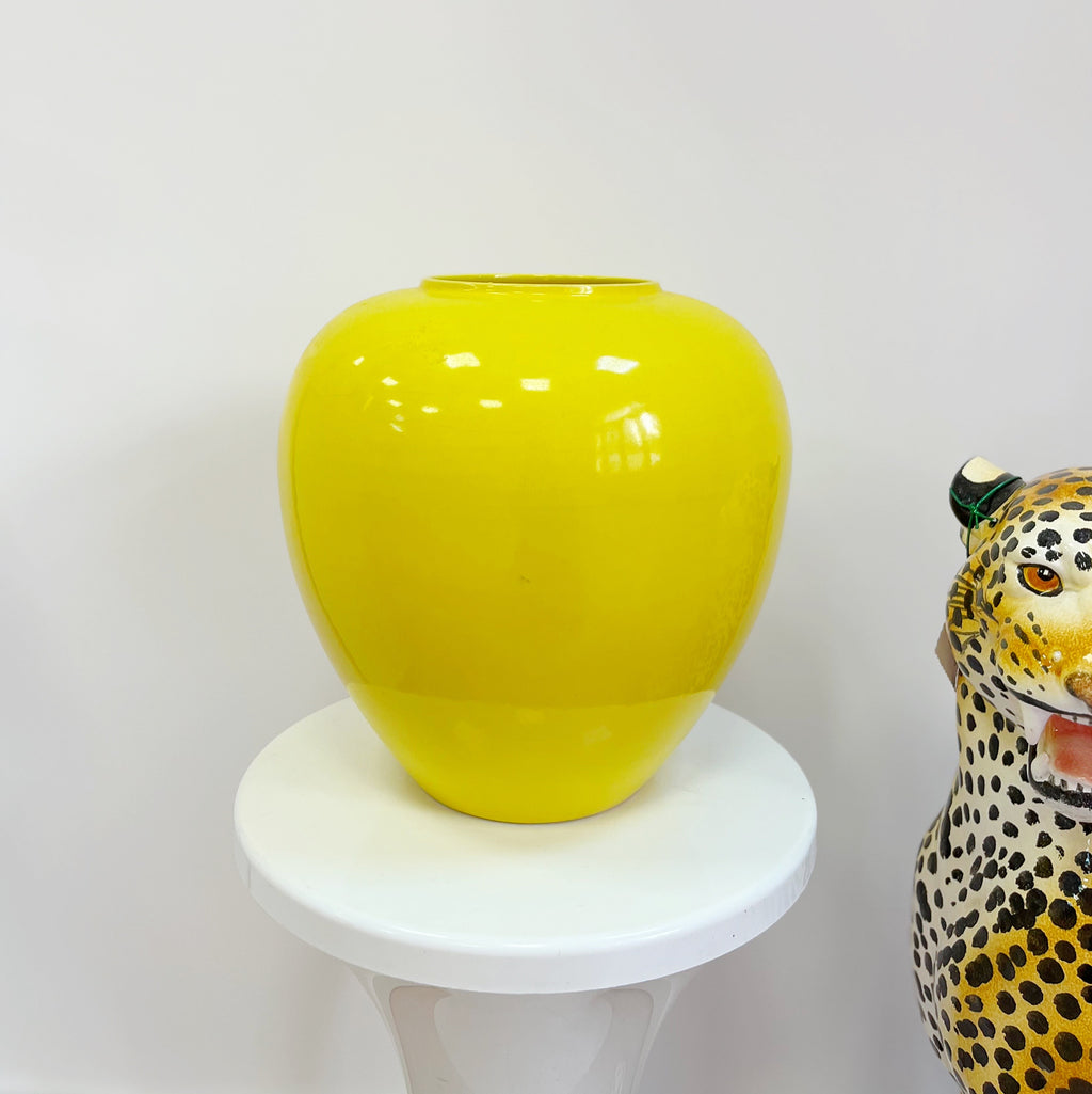 Grand vase jaune Niderviller