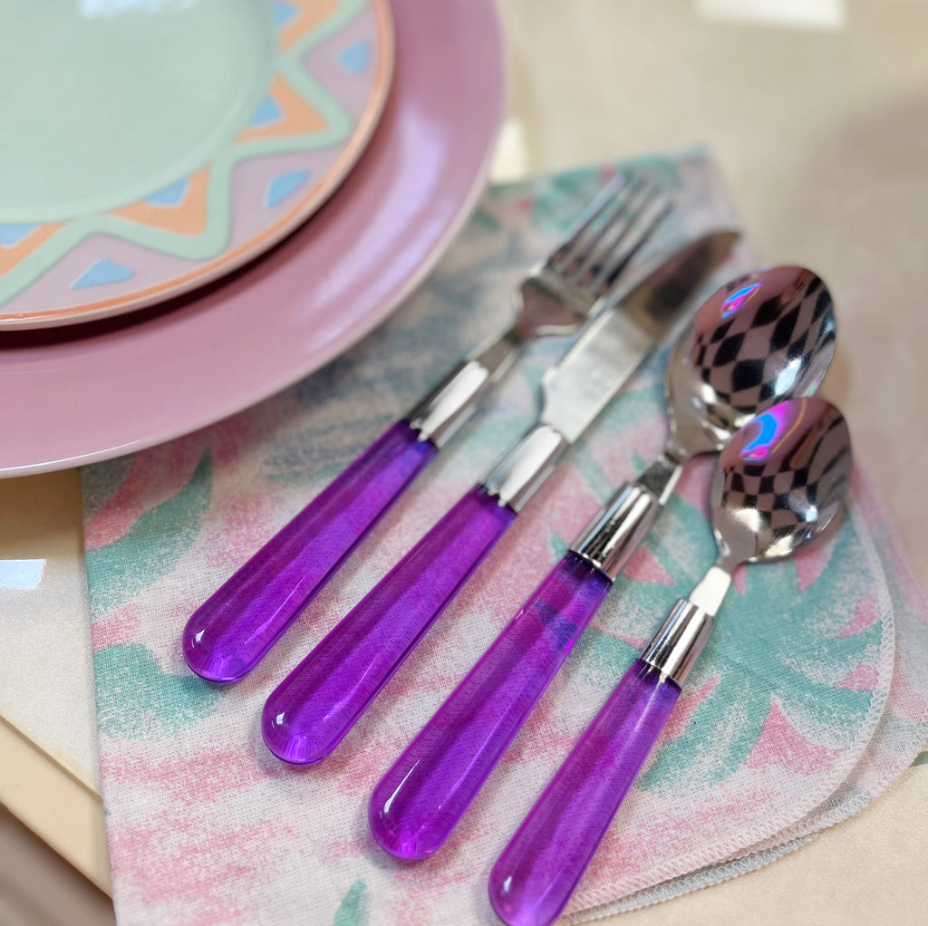Set de couverts plexi vintage