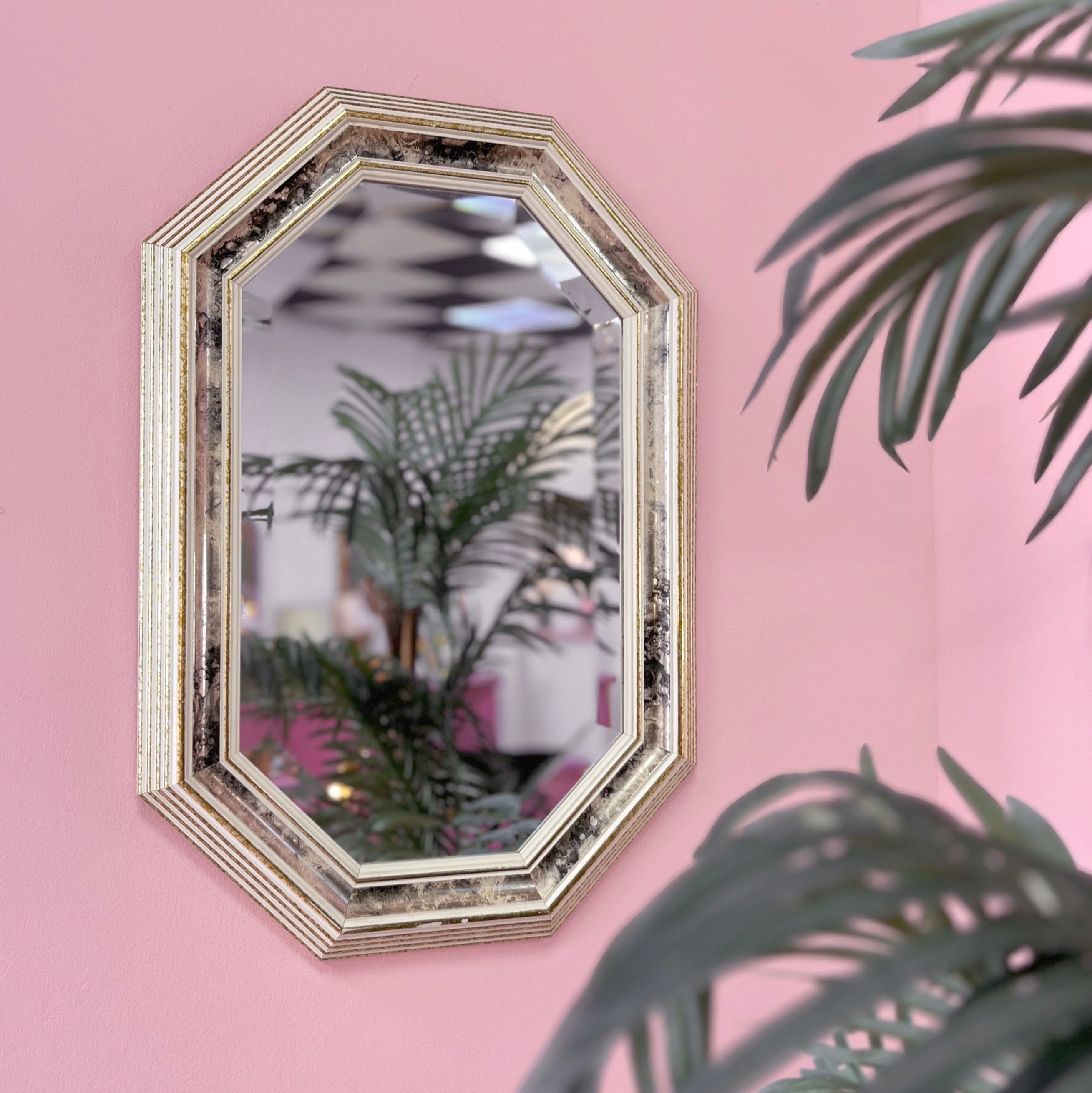 Miroir doré Molduras Hergon, Espagne, années 80