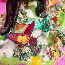 Load image into Gallery viewer, Panthère noire 60s signée Vallauris
