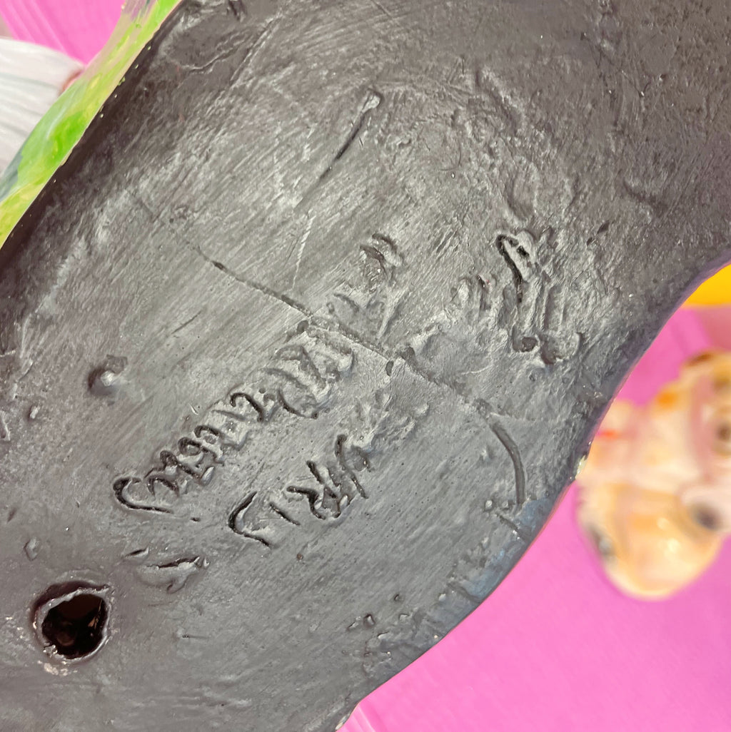 Panthère noire 60s signée Vallauris