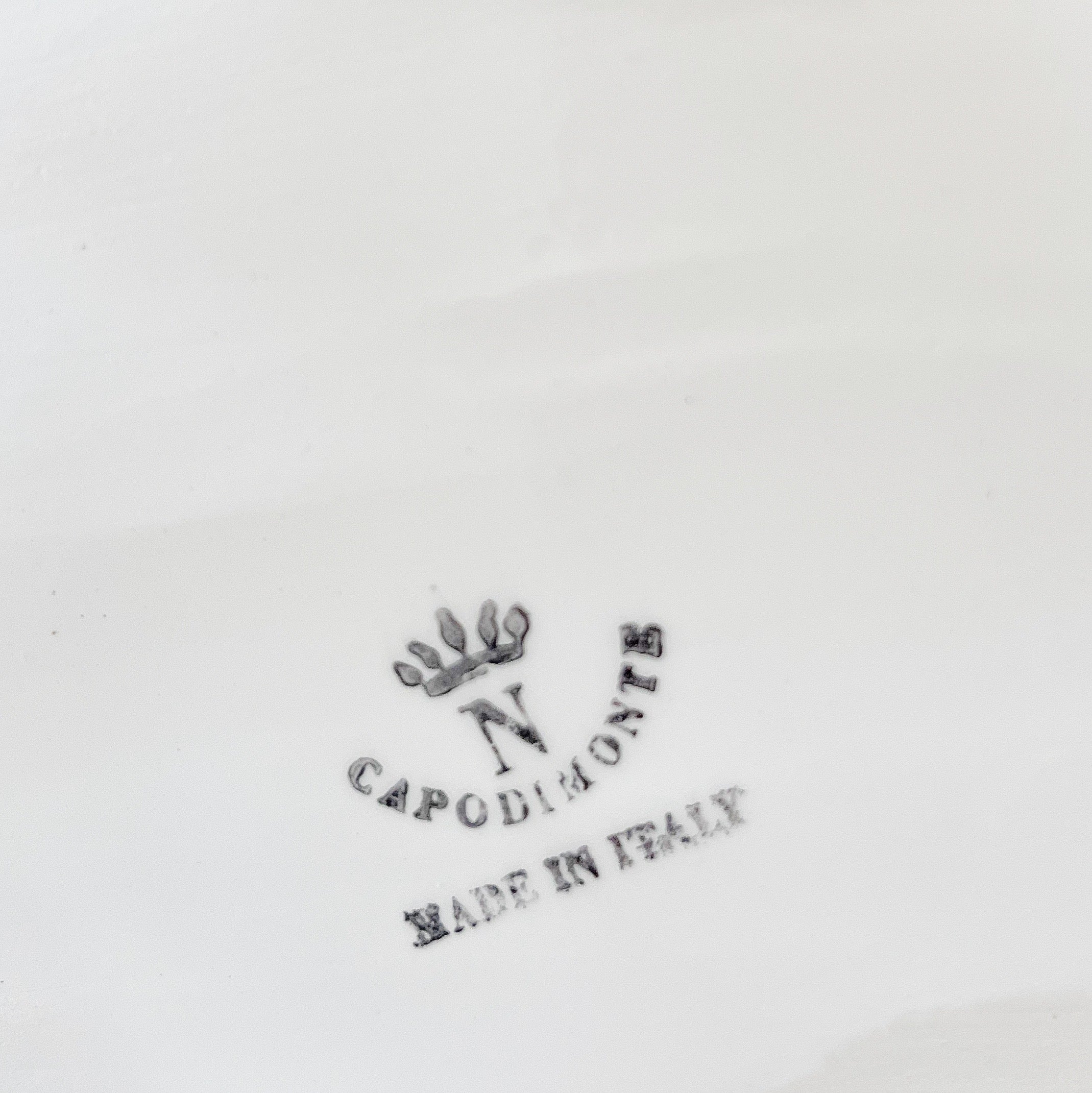 Vase double cygne iridescent