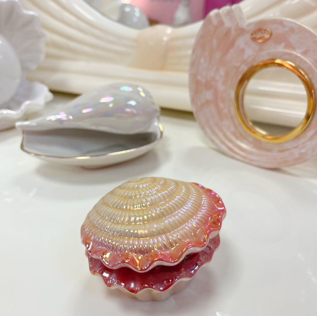 Coffret à bijoux coquillage vintage