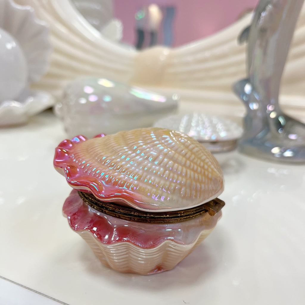 Coffret à bijoux coquillage vintage