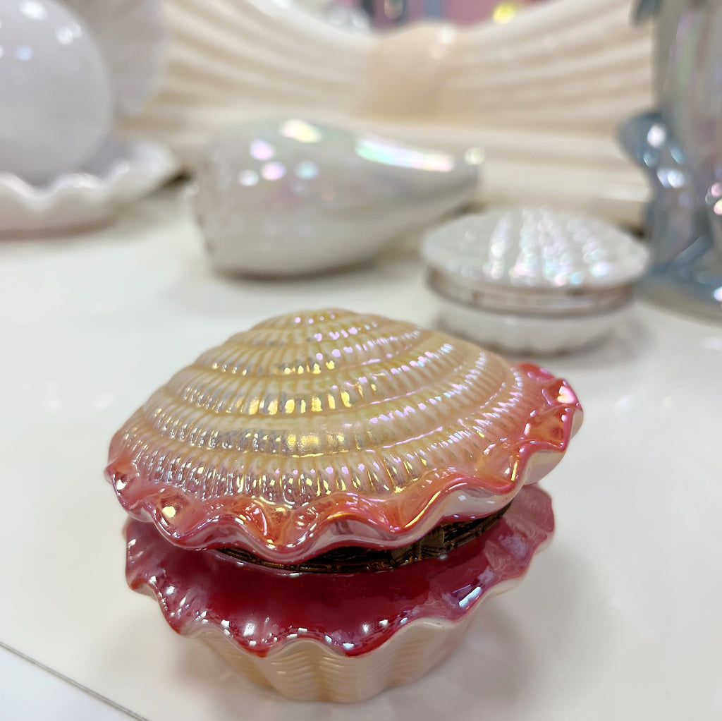 Coffret à bijoux coquillage vintage