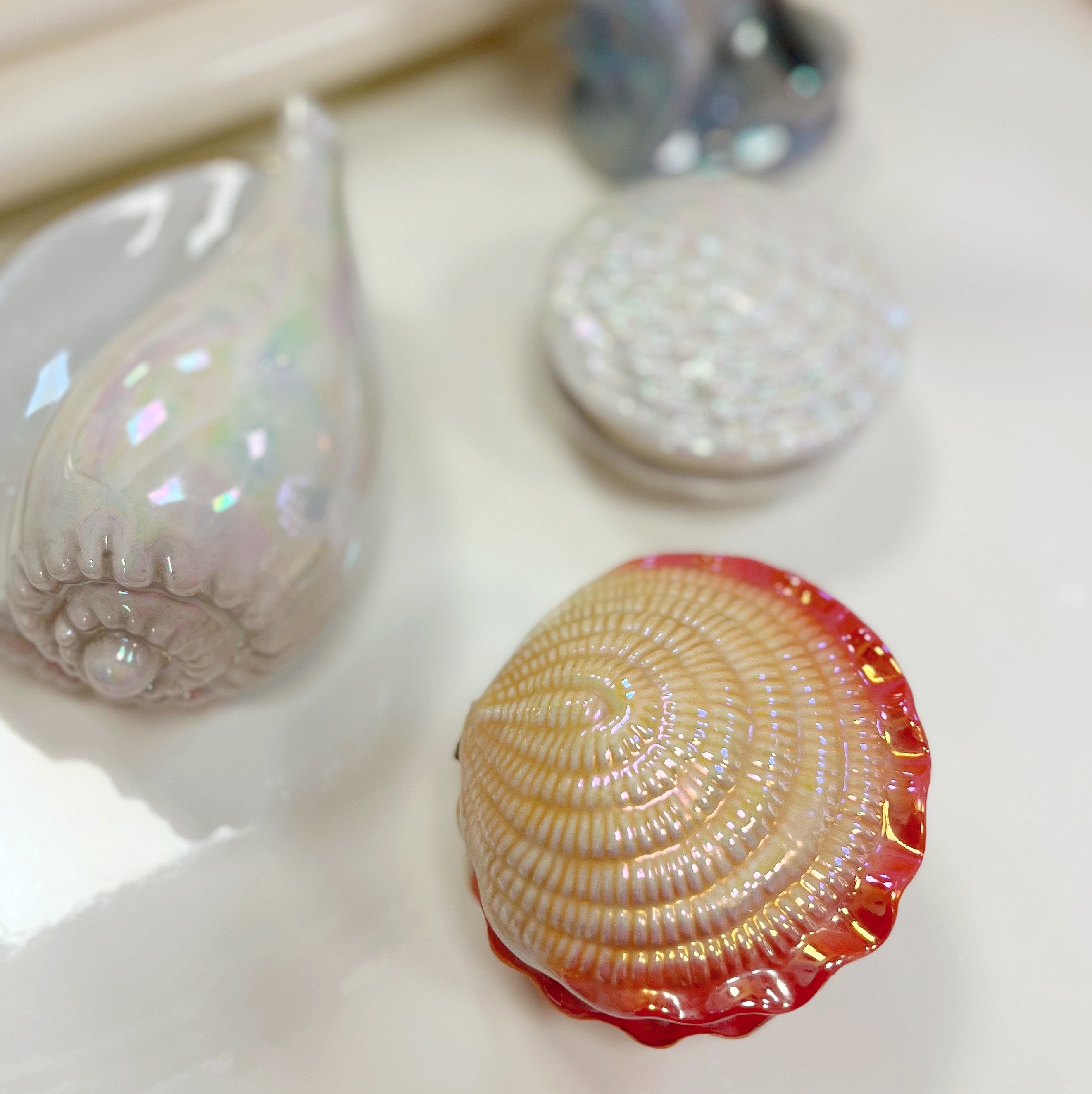 Coffret à bijoux coquillage vintage