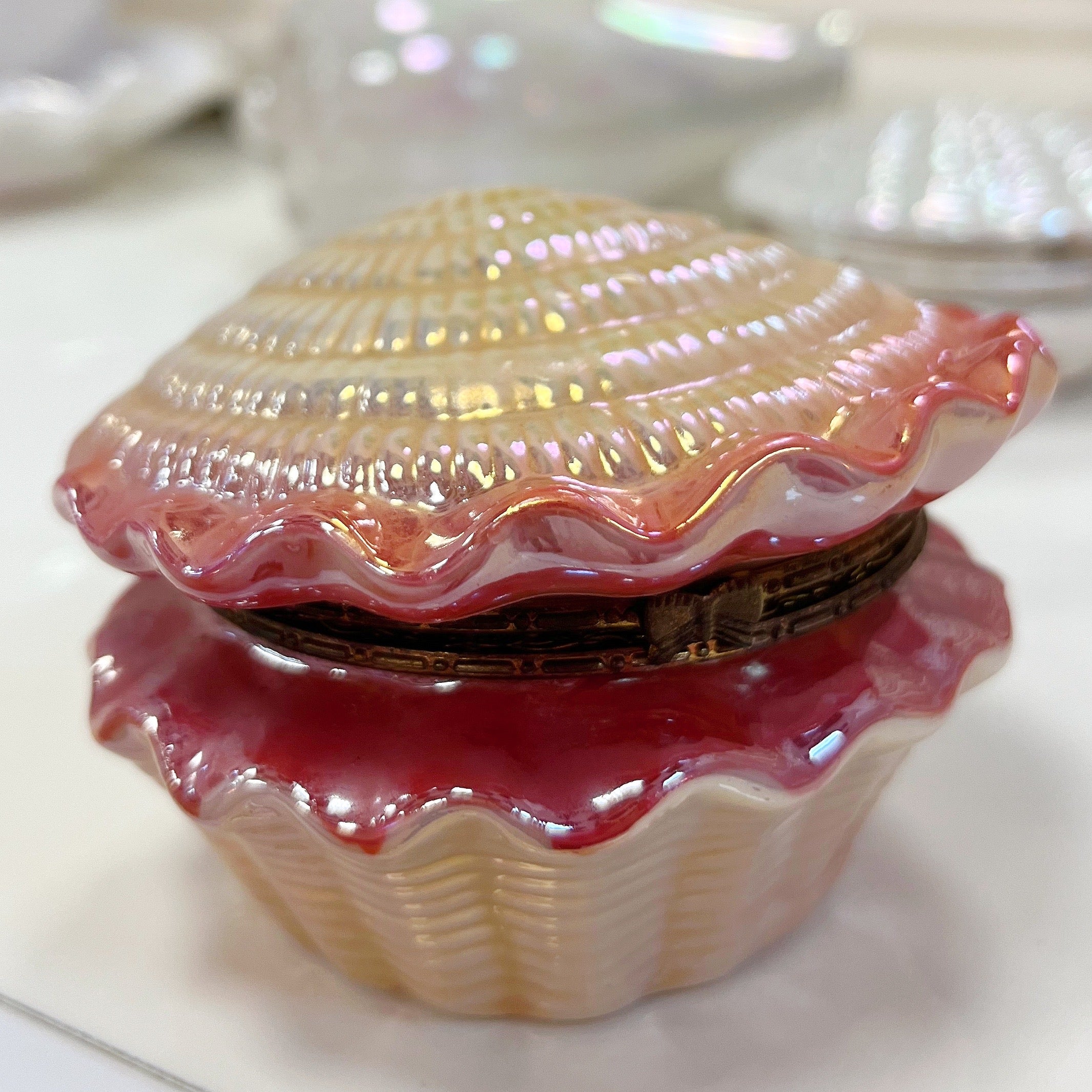 Coffret à bijoux coquillage vintage