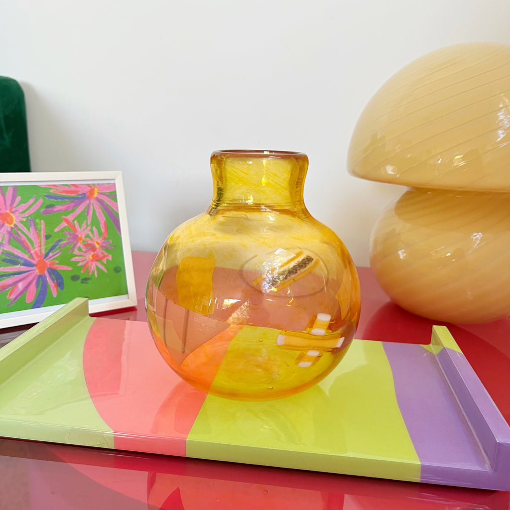 Vase motifs géométriques