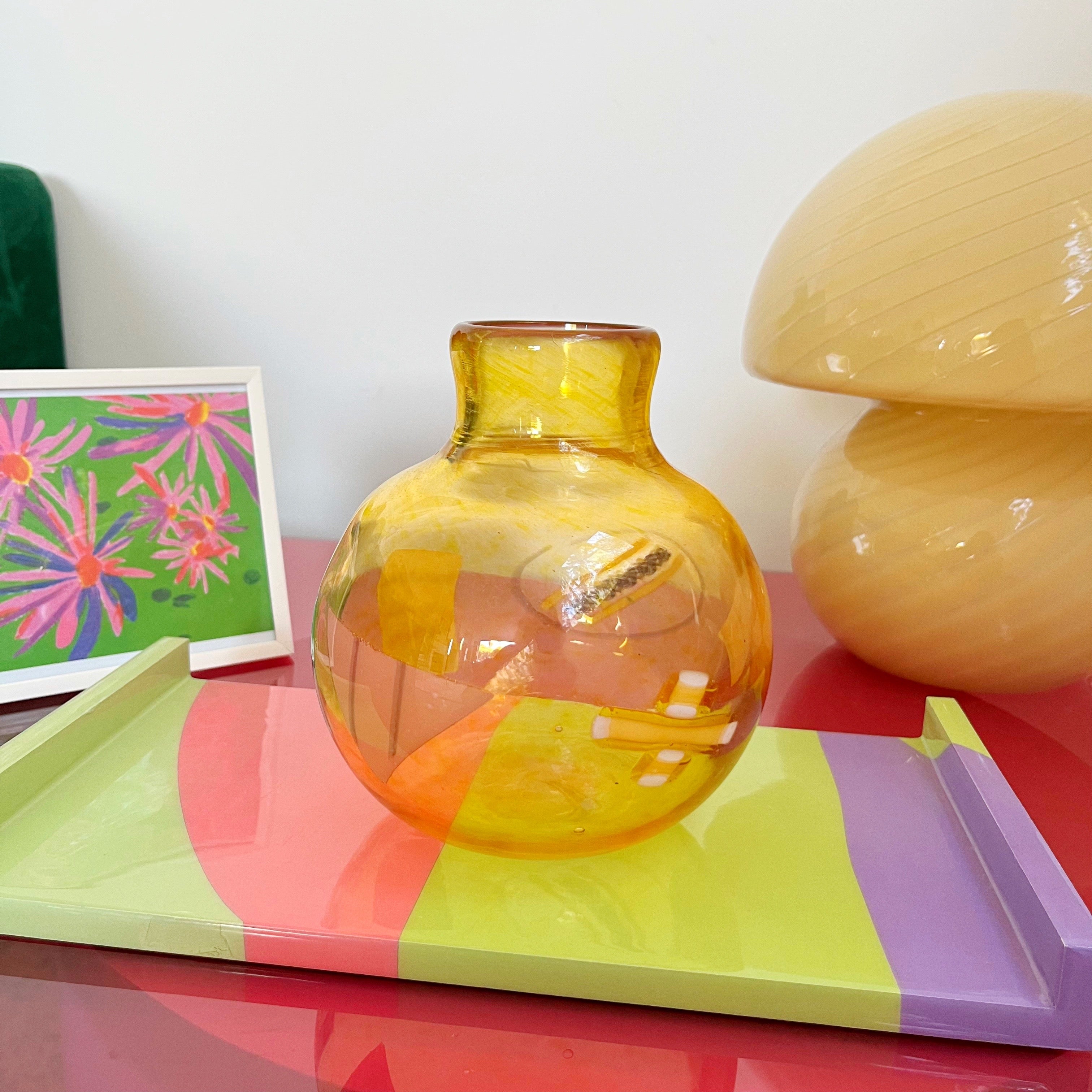 Vase motifs géométriques