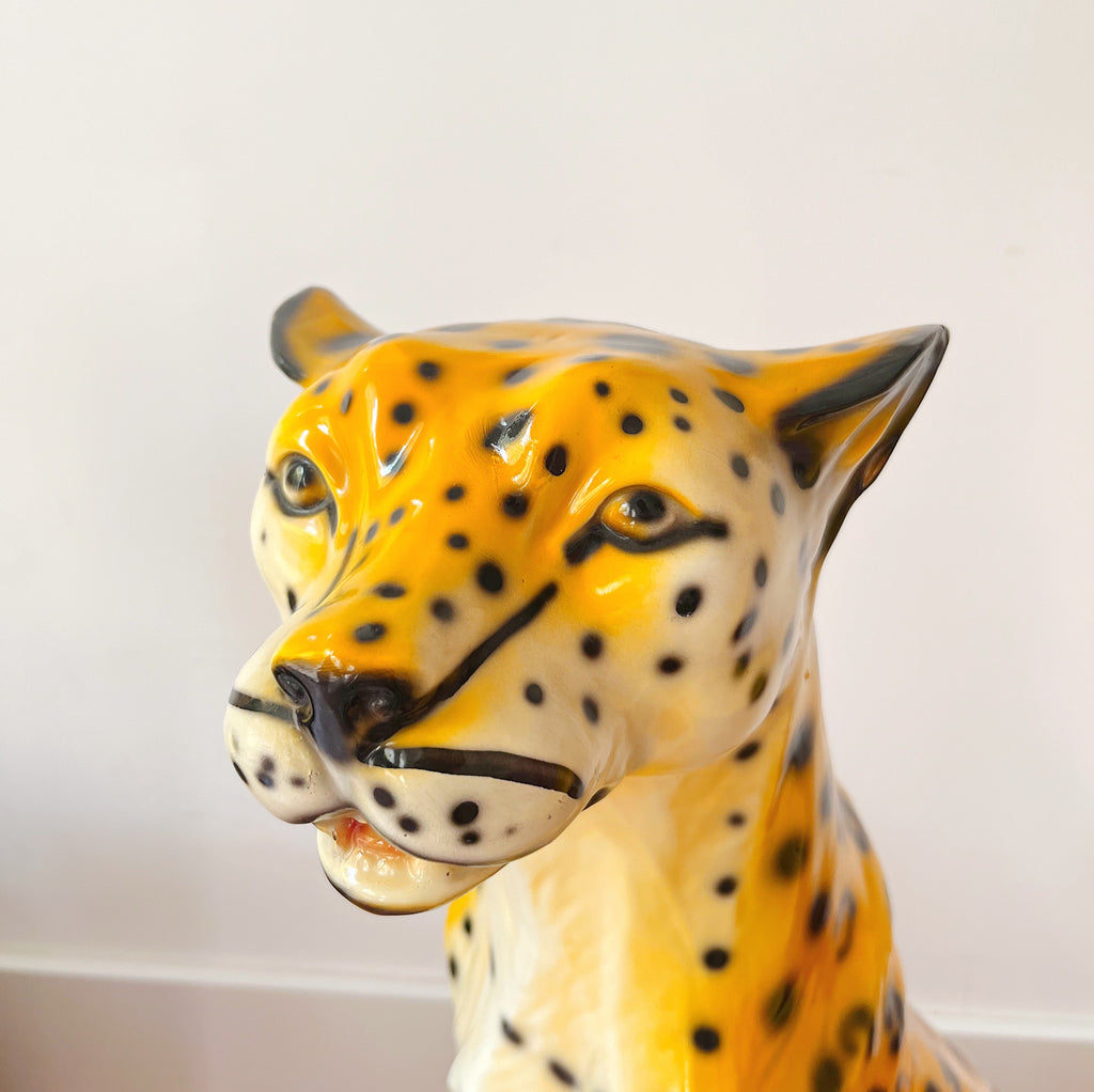 Grande panthère style guepard, vintage années 70