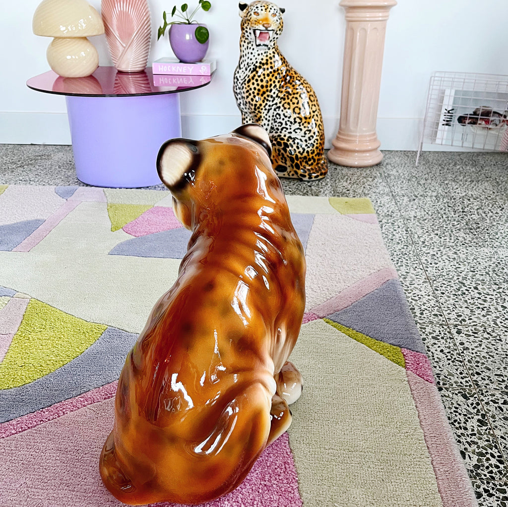 Lionceau en céramique, Italie, années 80