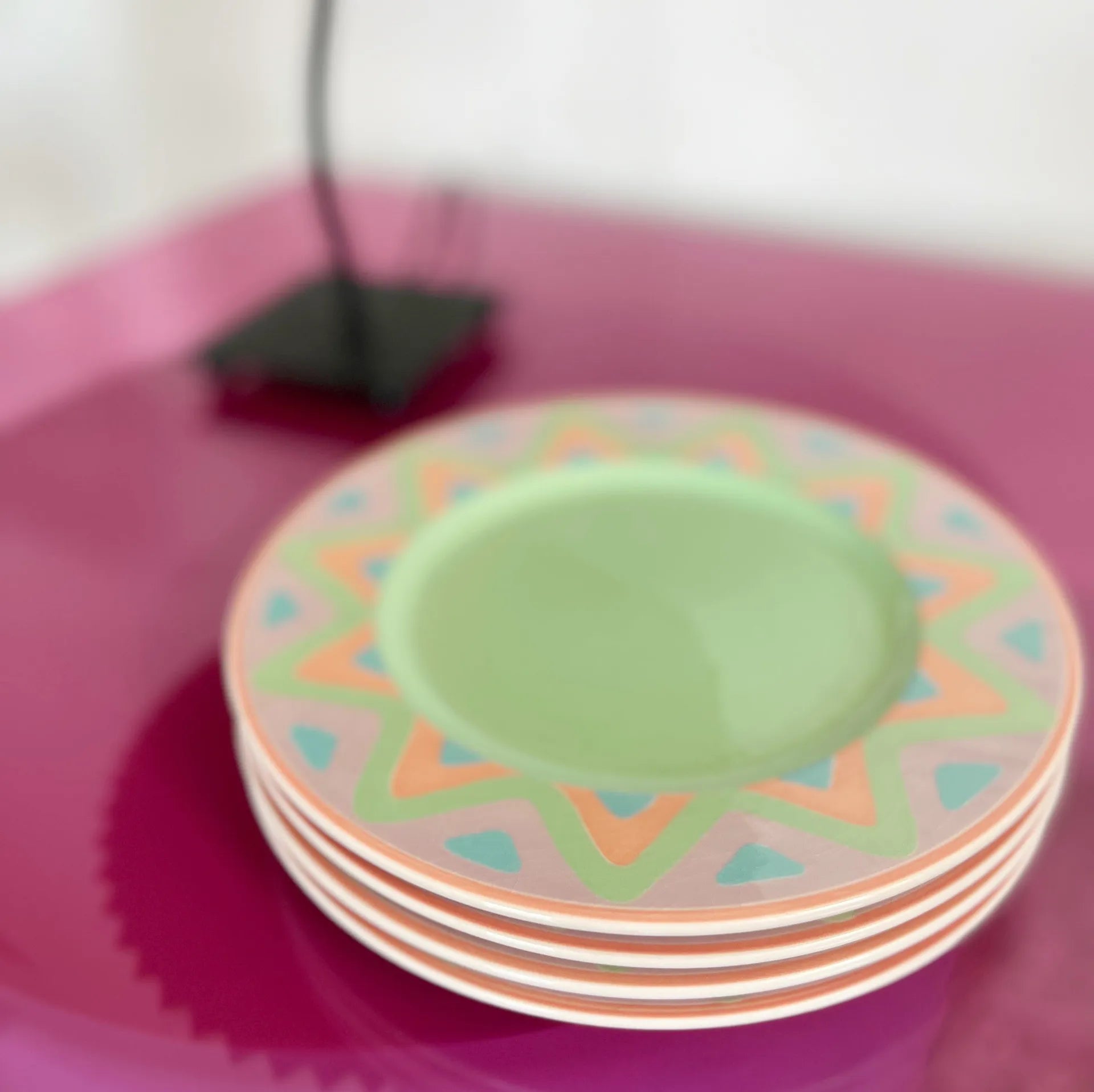 Assiettes collection "Arizona" vintage maison Pagnossin made in Italy - Club Barbara