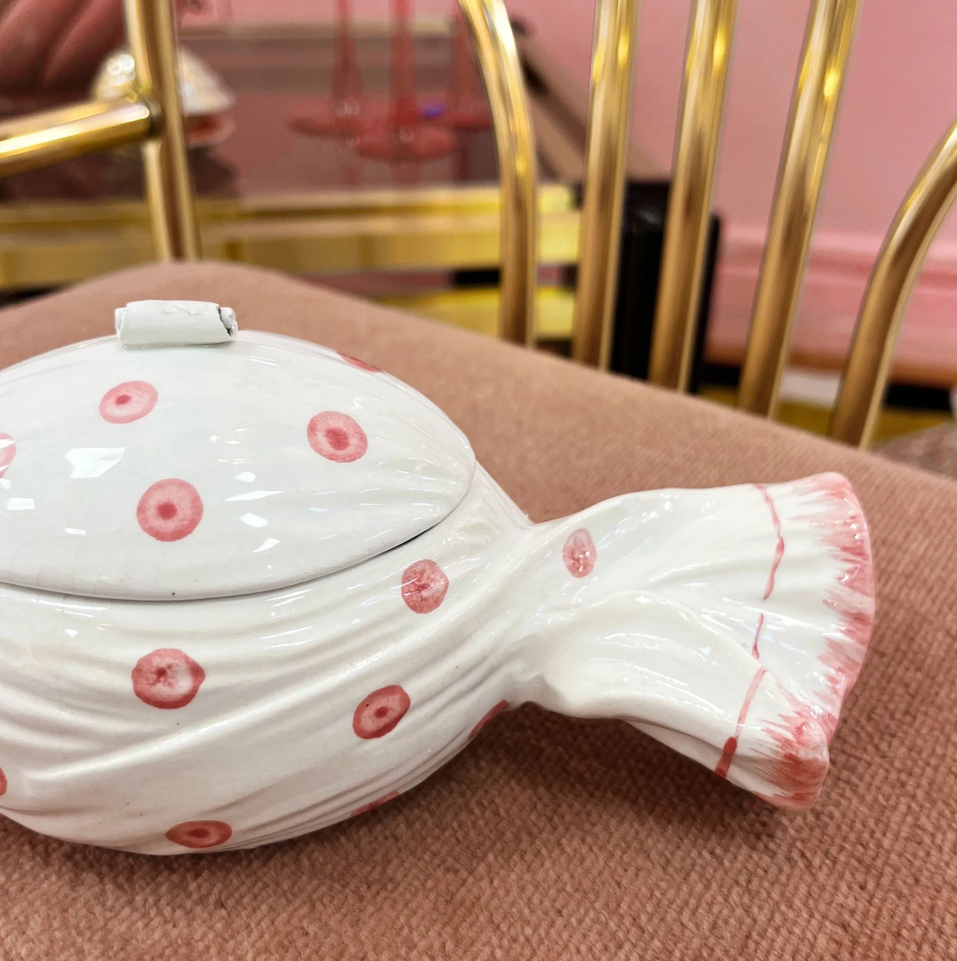 Boîte bonbon en porcelaine – Original Bassano, Italie, années 70 - Club Barbara