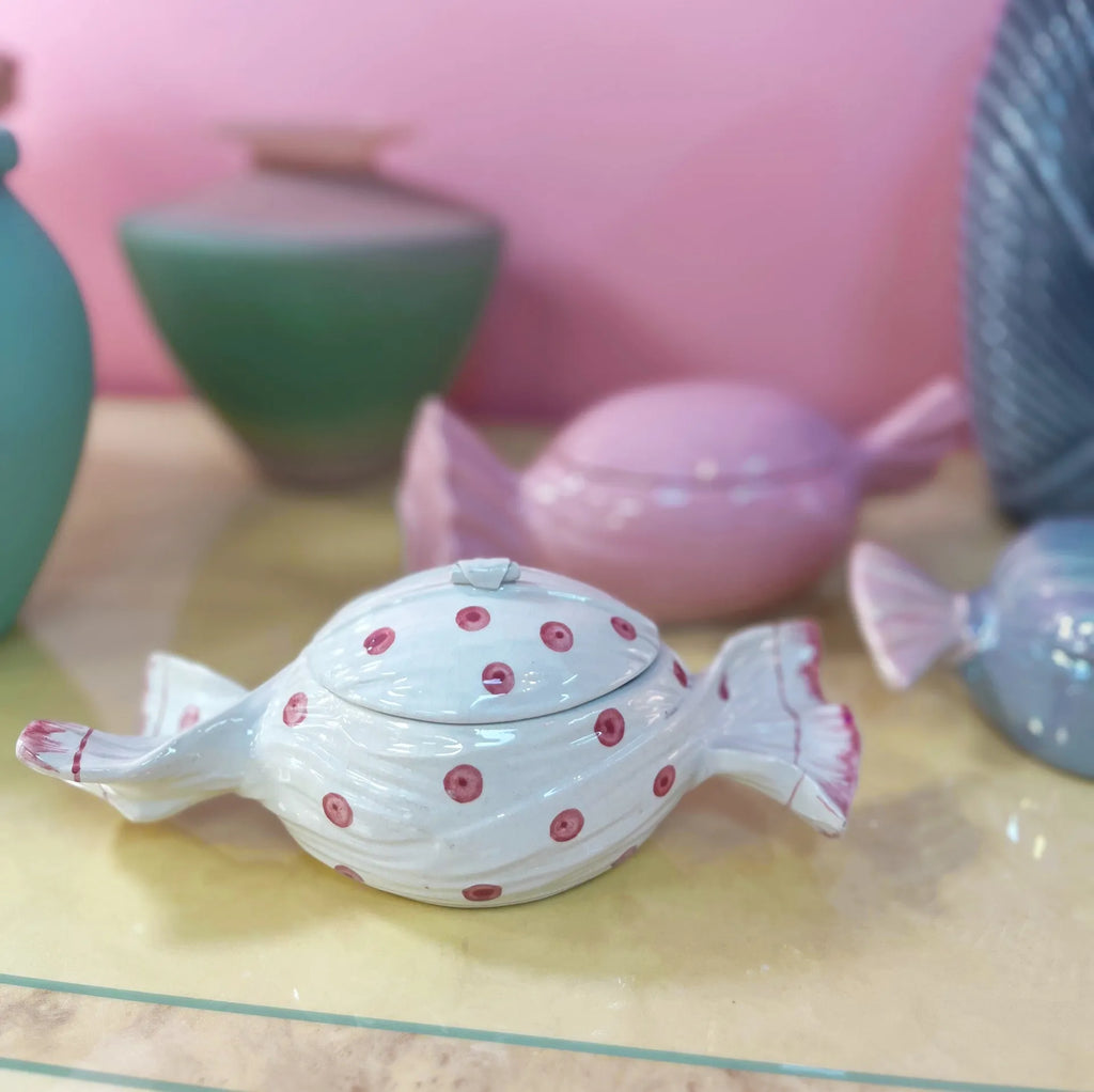 Boîte bonbon en porcelaine – Original Bassano, Italie, années 70 - Club Barbara