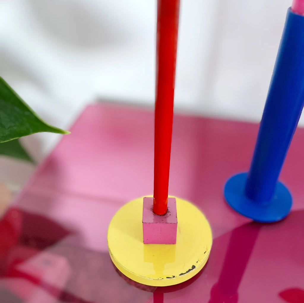 Bougeoir IKEA Memphis, Design par Anna Efverlund, années 80 - Club Barbara