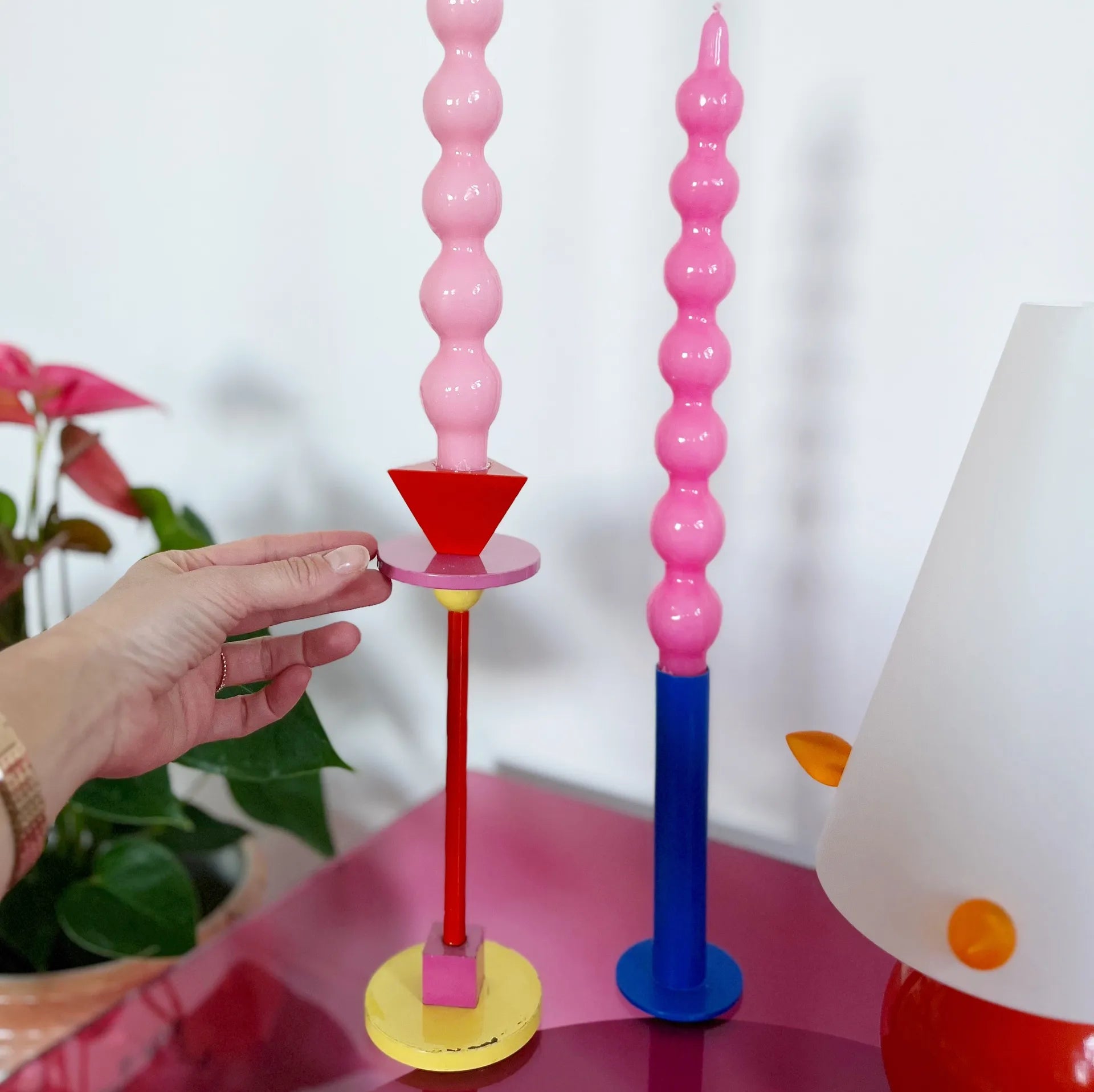 Bougeoir IKEA Memphis, Design par Anna Efverlund, années 80 - Club Barbara