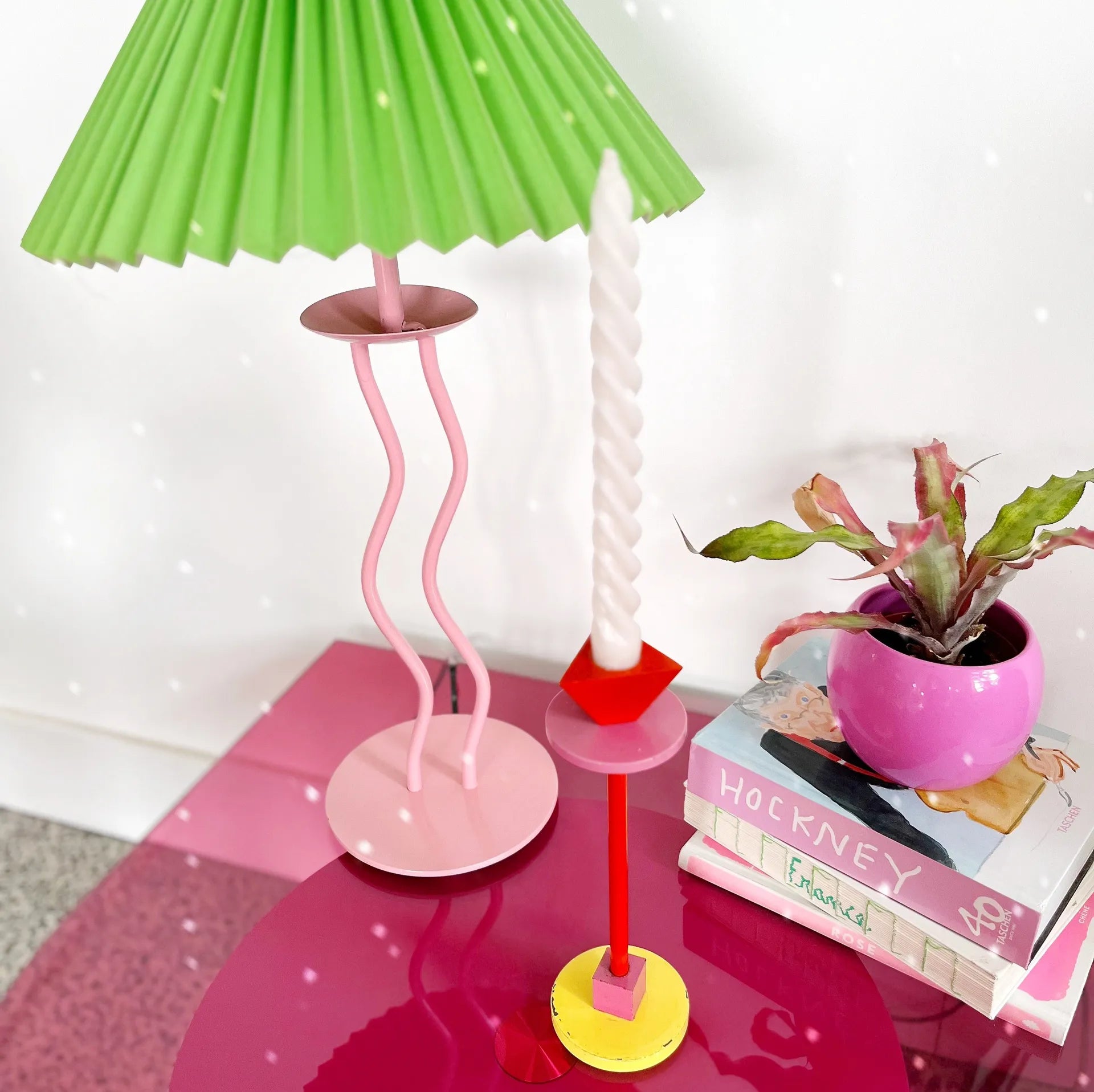 Bougeoir IKEA Memphis, Design par Anna Efverlund, années 80 - Club Barbara