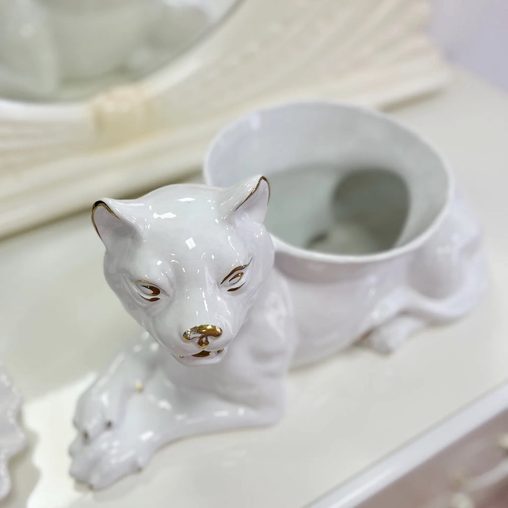 Cache-pot chat vintage Italy 70s - Club Barbara