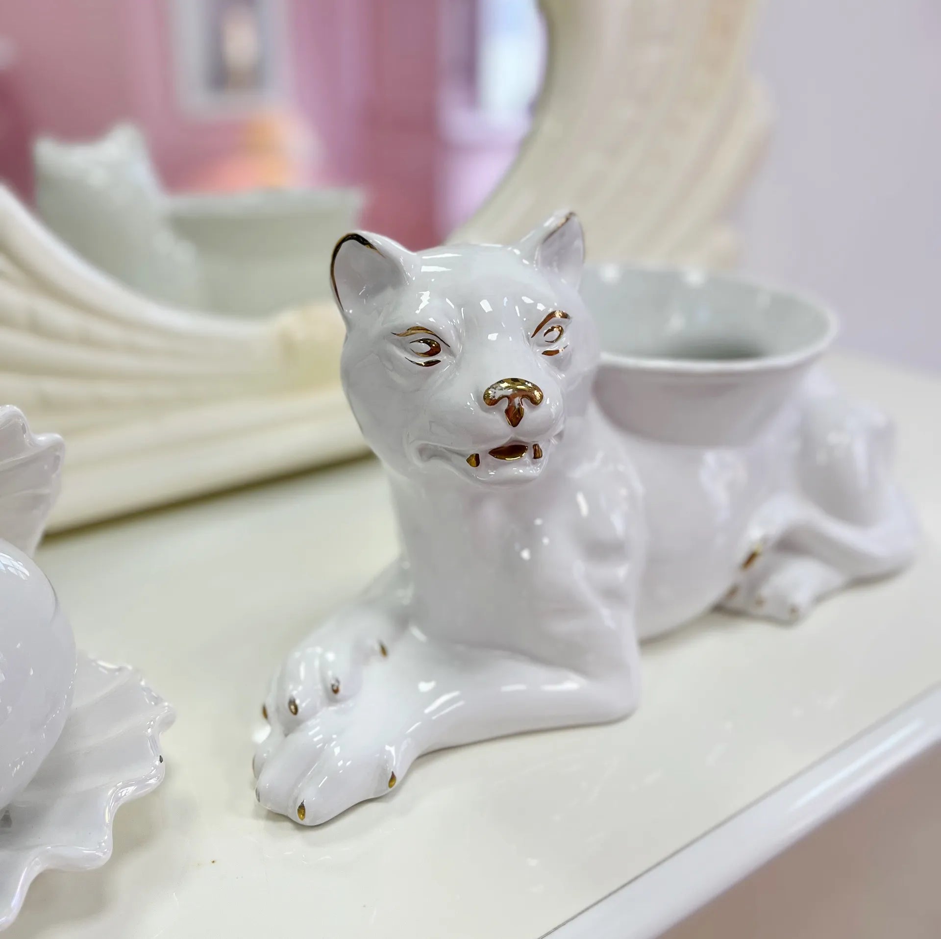 Cache-pot chat vintage Italy 70s - Club Barbara