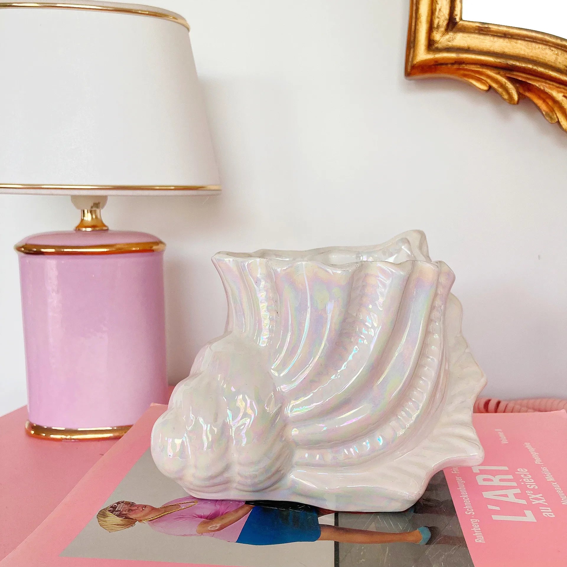 Cache-pot coquillage iridescent - Club Barbara