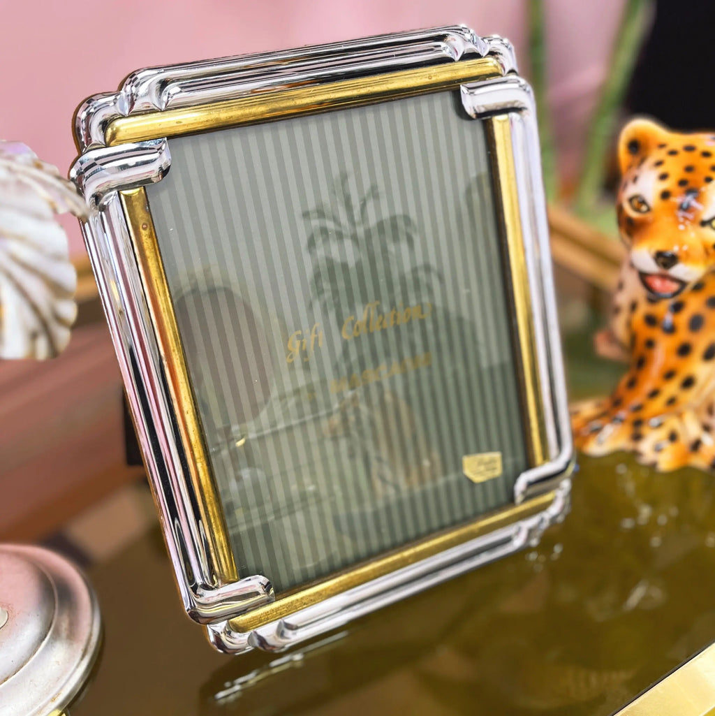 Cadre photo décoratif italien années 70 Mascagni Club Barbara
