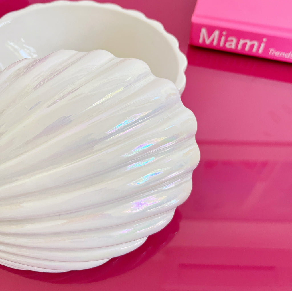 Grande boîte coquillage Made in Italy 80s