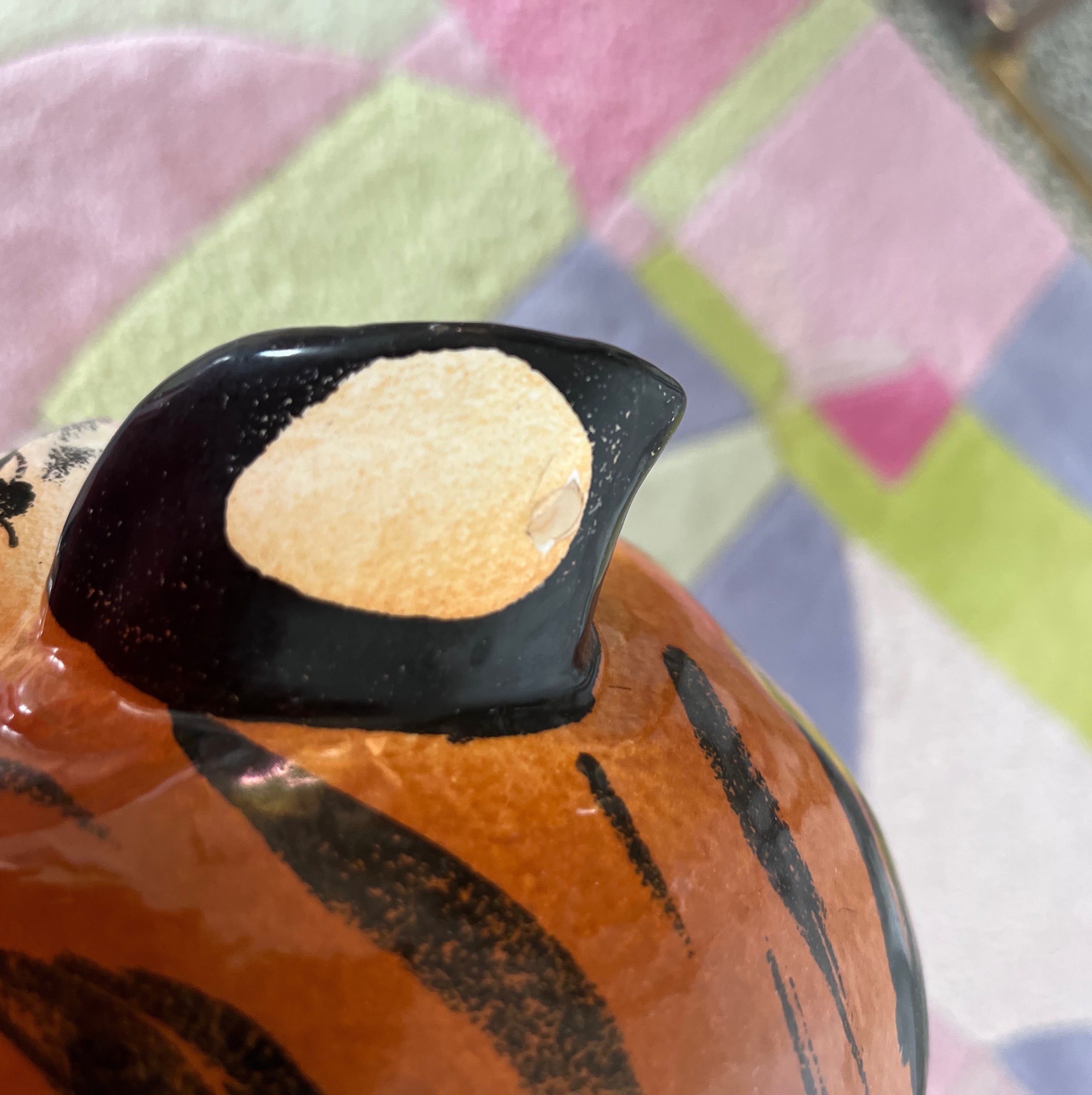 Tigre vintage XXL en ceramique italienne