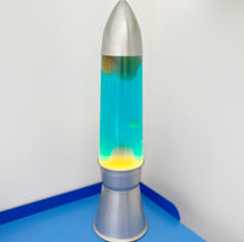 Load image into Gallery viewer, Large Vintage 80s Rocket Lava Lamp
