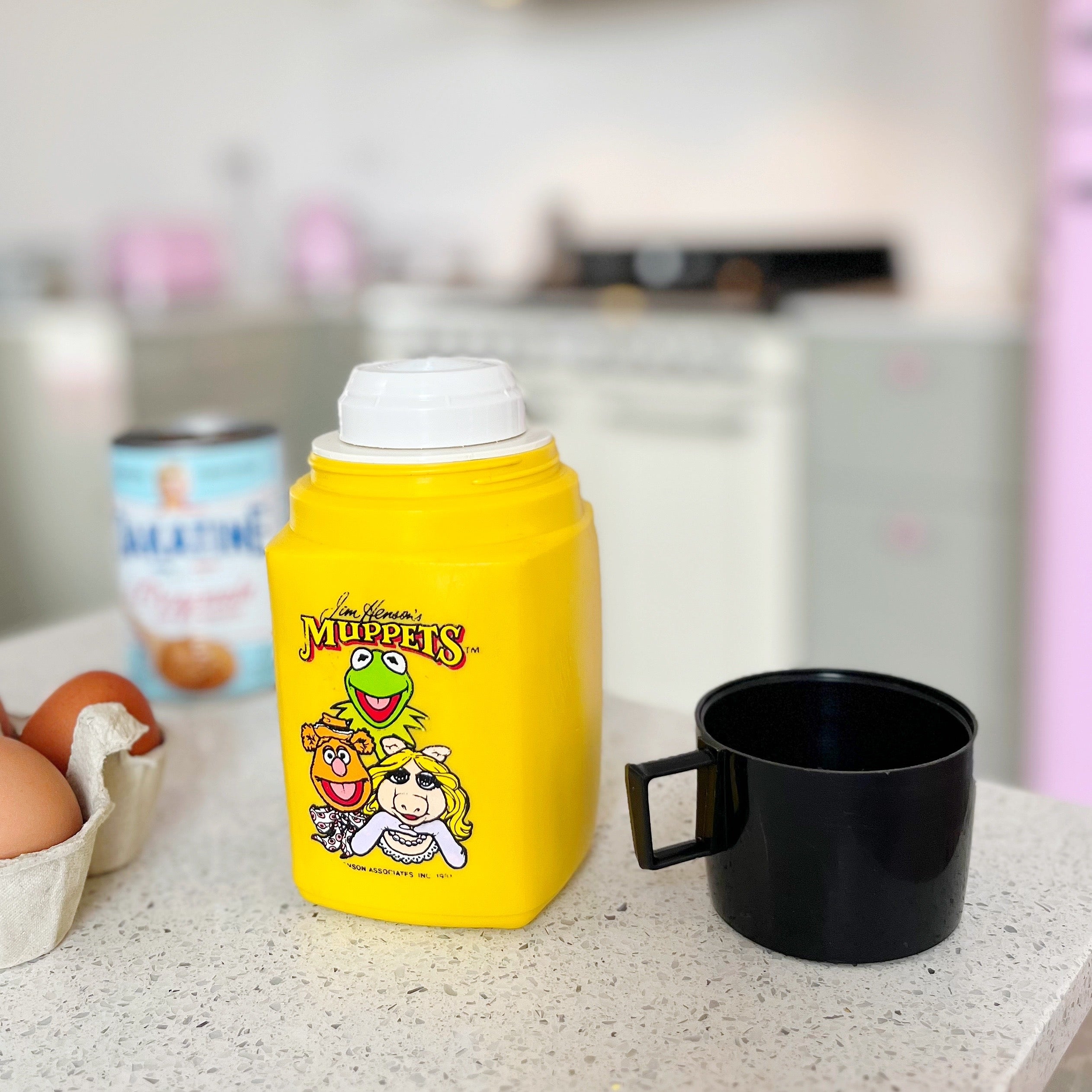 Thermos vintage 90s Muppets jaune