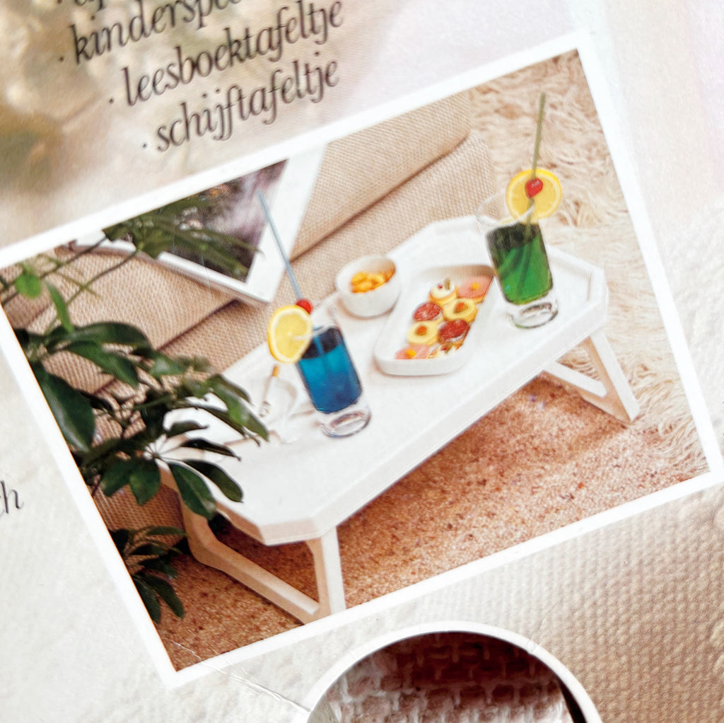 Plateau de service vintage annees 80