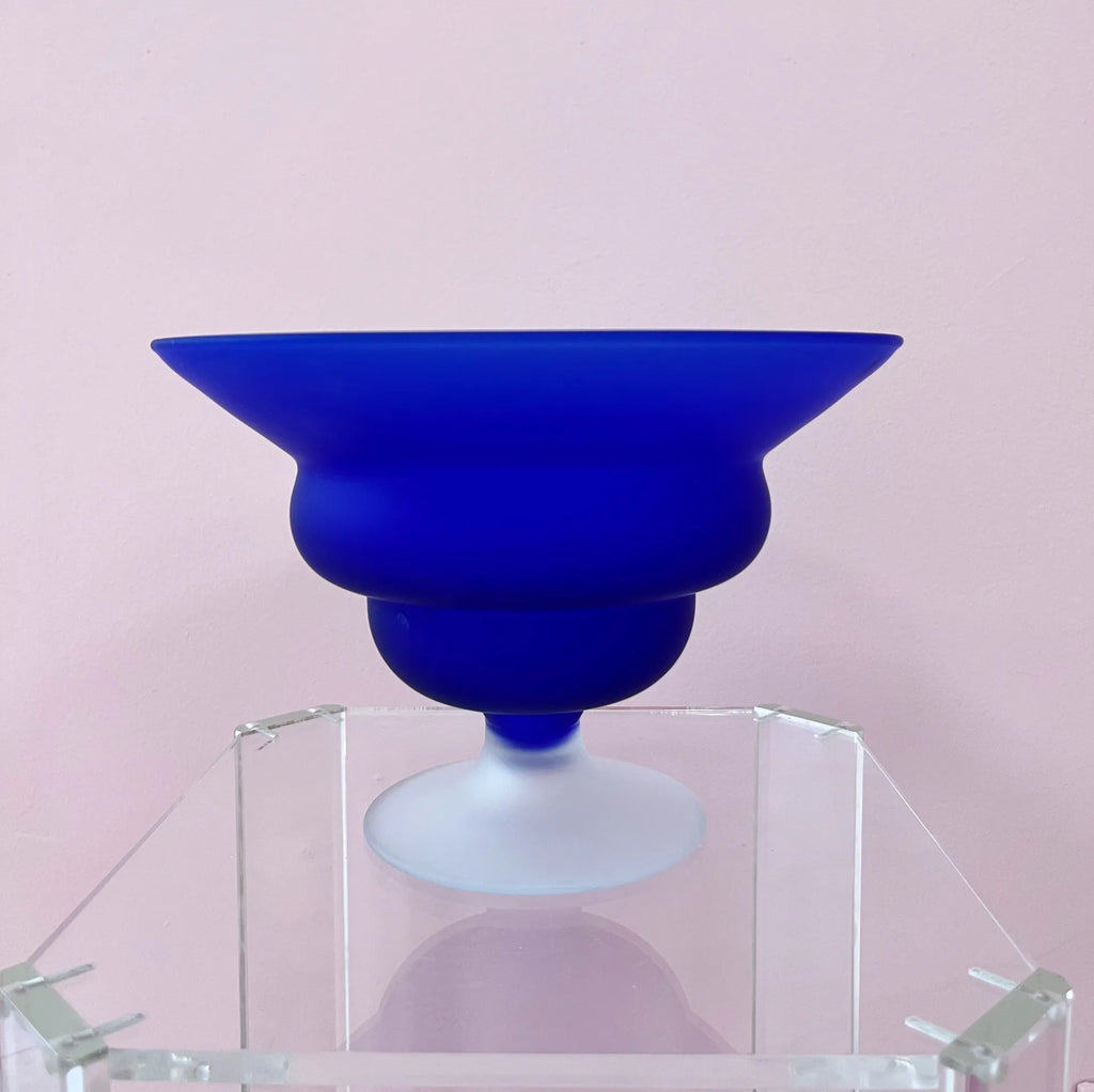 Coupe blue wavy 80s - Club Barbara