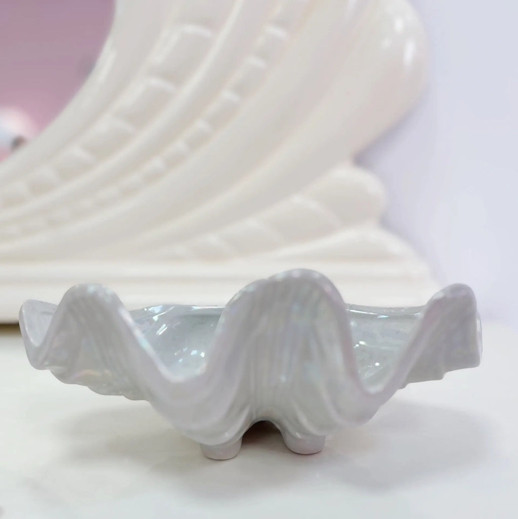 Coupe coquillage en céramique, années 70 - Club Barbara