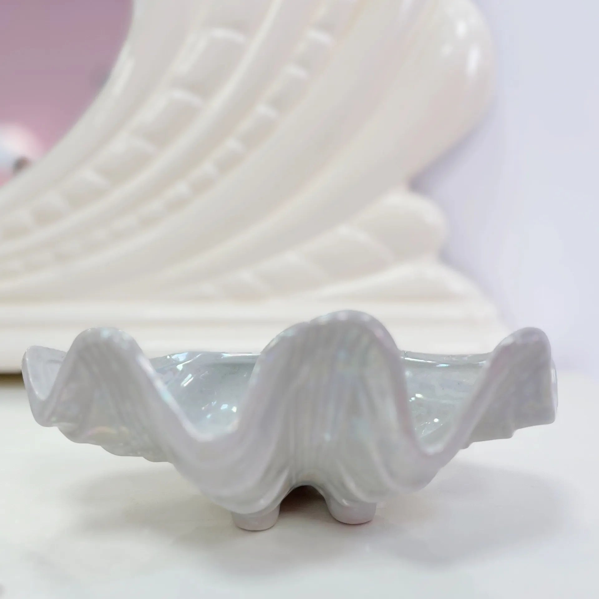 Coupe coquillage en céramique, années 70 - Club Barbara