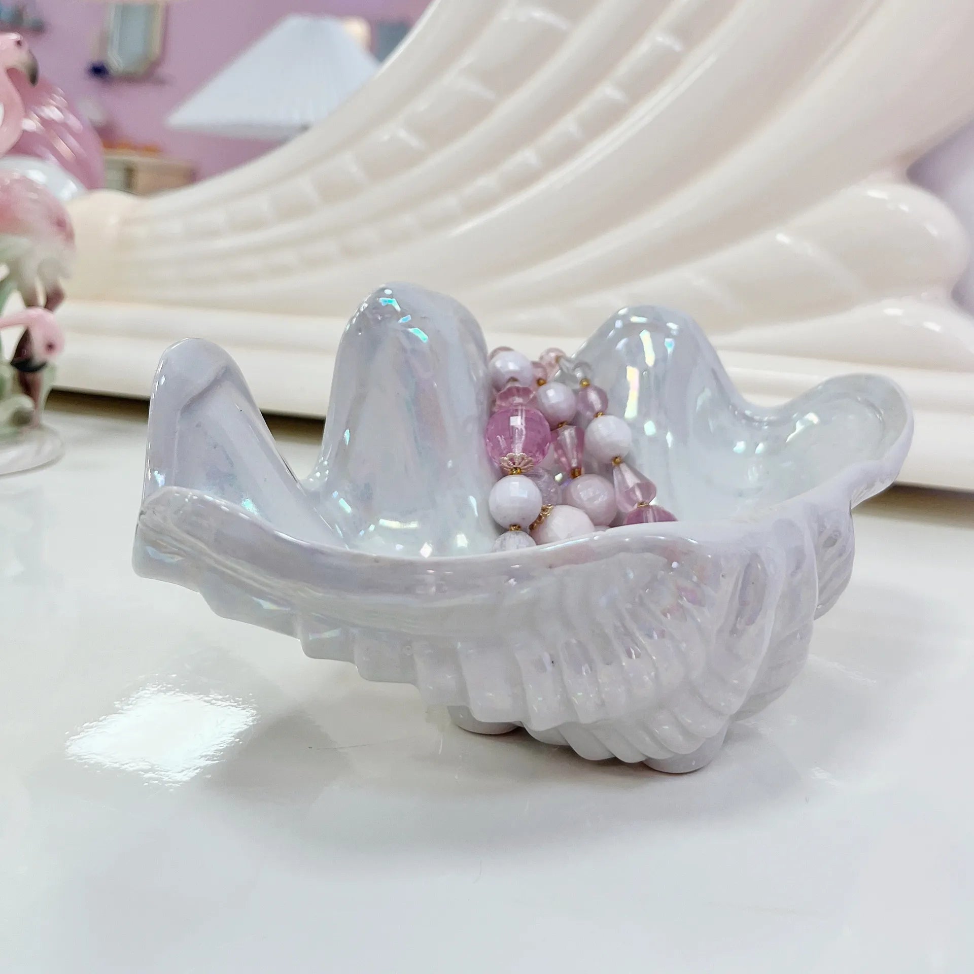 Coupe coquillage en céramique, années 70 - Club Barbara