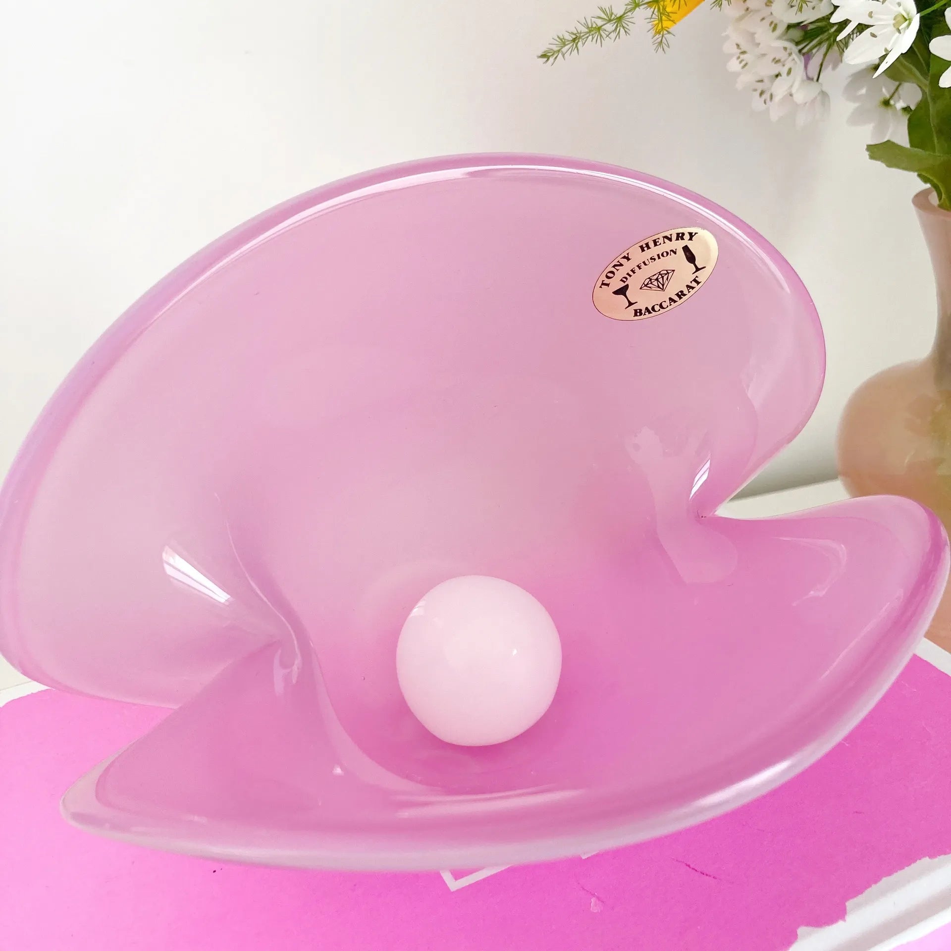 Coupe coquillage en cristal Baccarat - Club Barbara