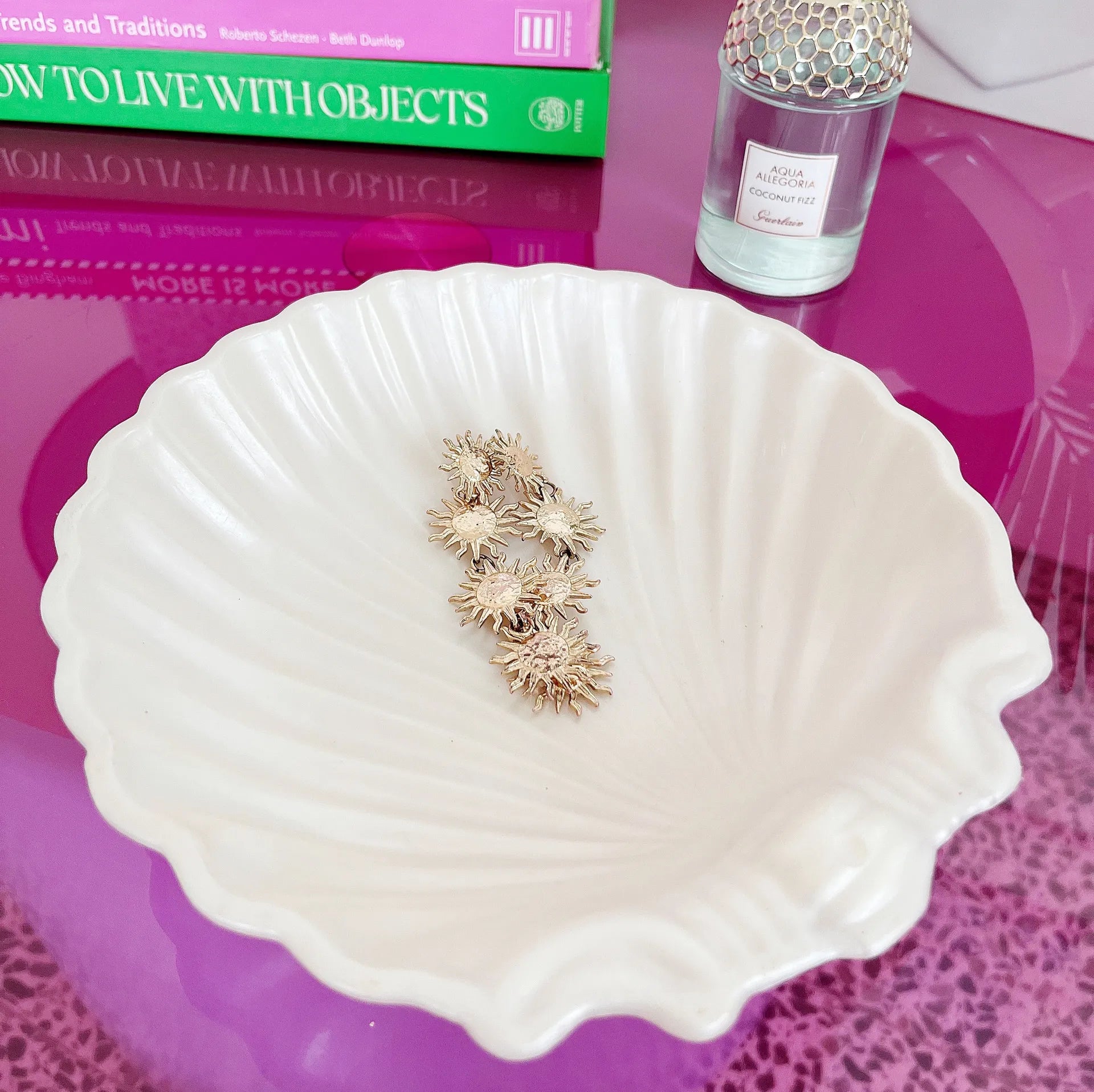 Coupe coquillage vintage, made in Italy, années 70 - Club Barbara