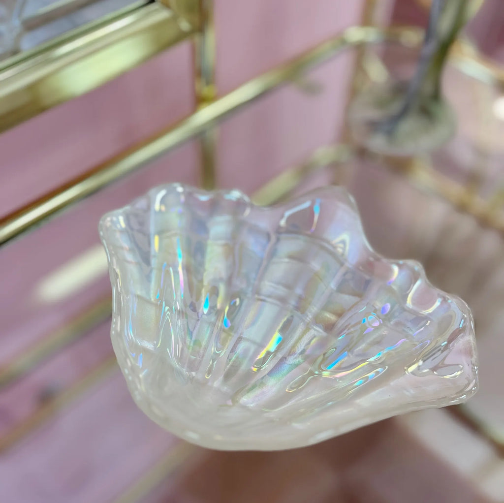 Coupelle coquillage iridescente et nacre 80s - Club Barbara