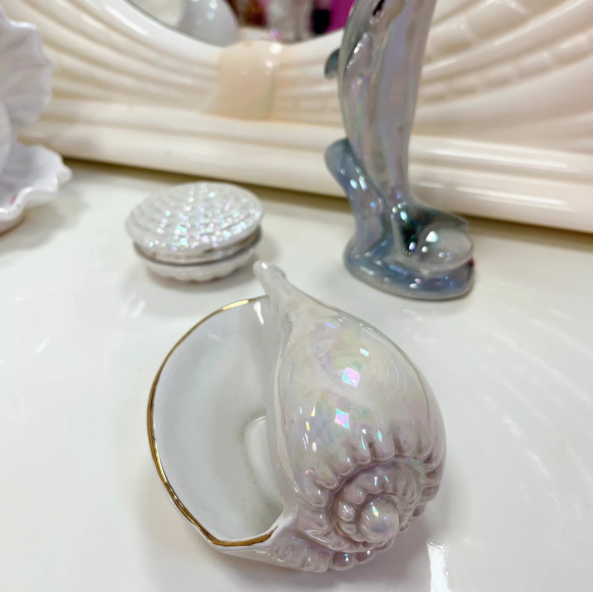 Coupelle escargot de mer iridescent - Club Barbara