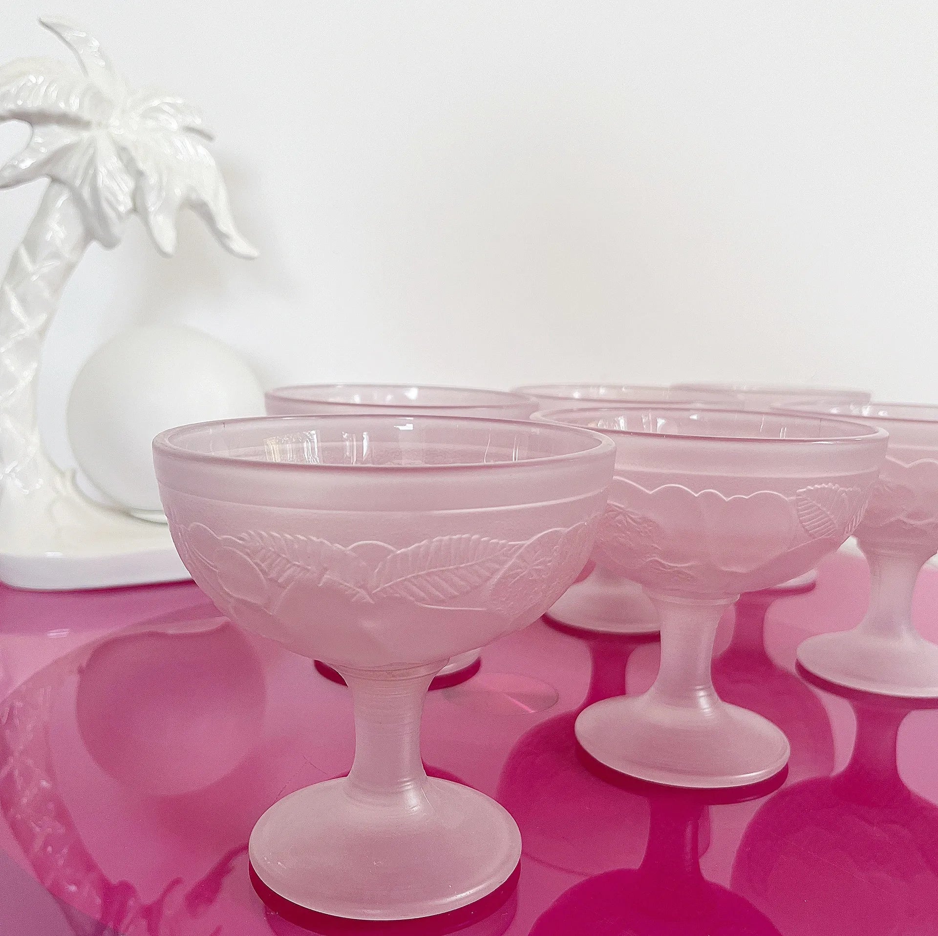 Coupes à glace roses - Club Barbara