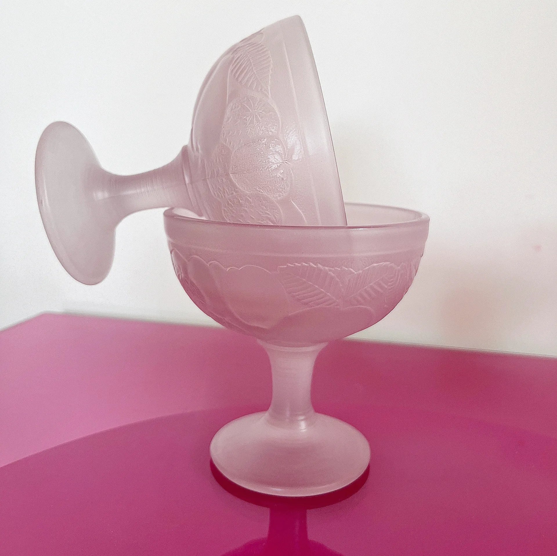 Coupes à glace roses - Club Barbara